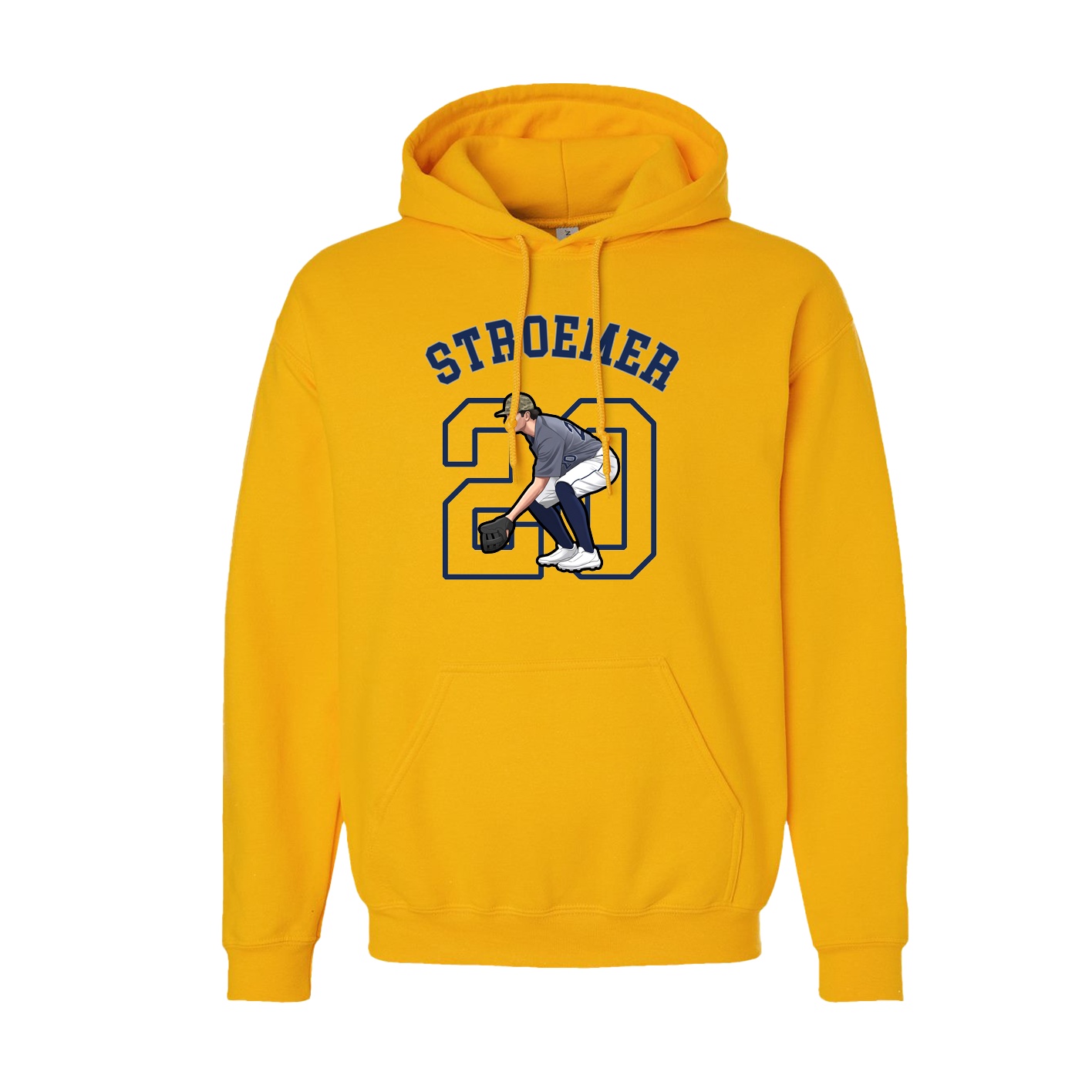 Youth Hoodie — Shirsey Arch in Gold