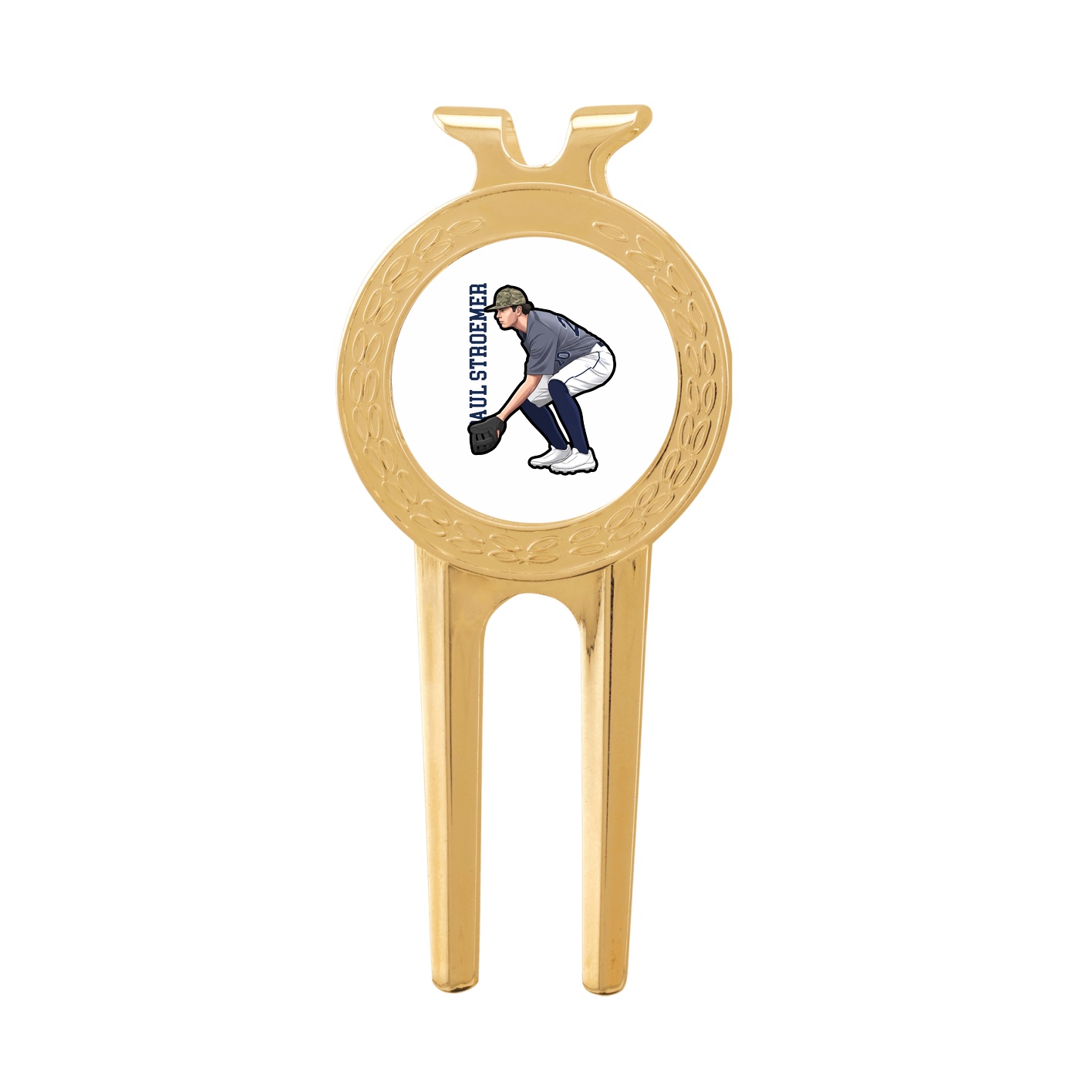 Divot Tool with Ball Marker — Name Vertical in Classic