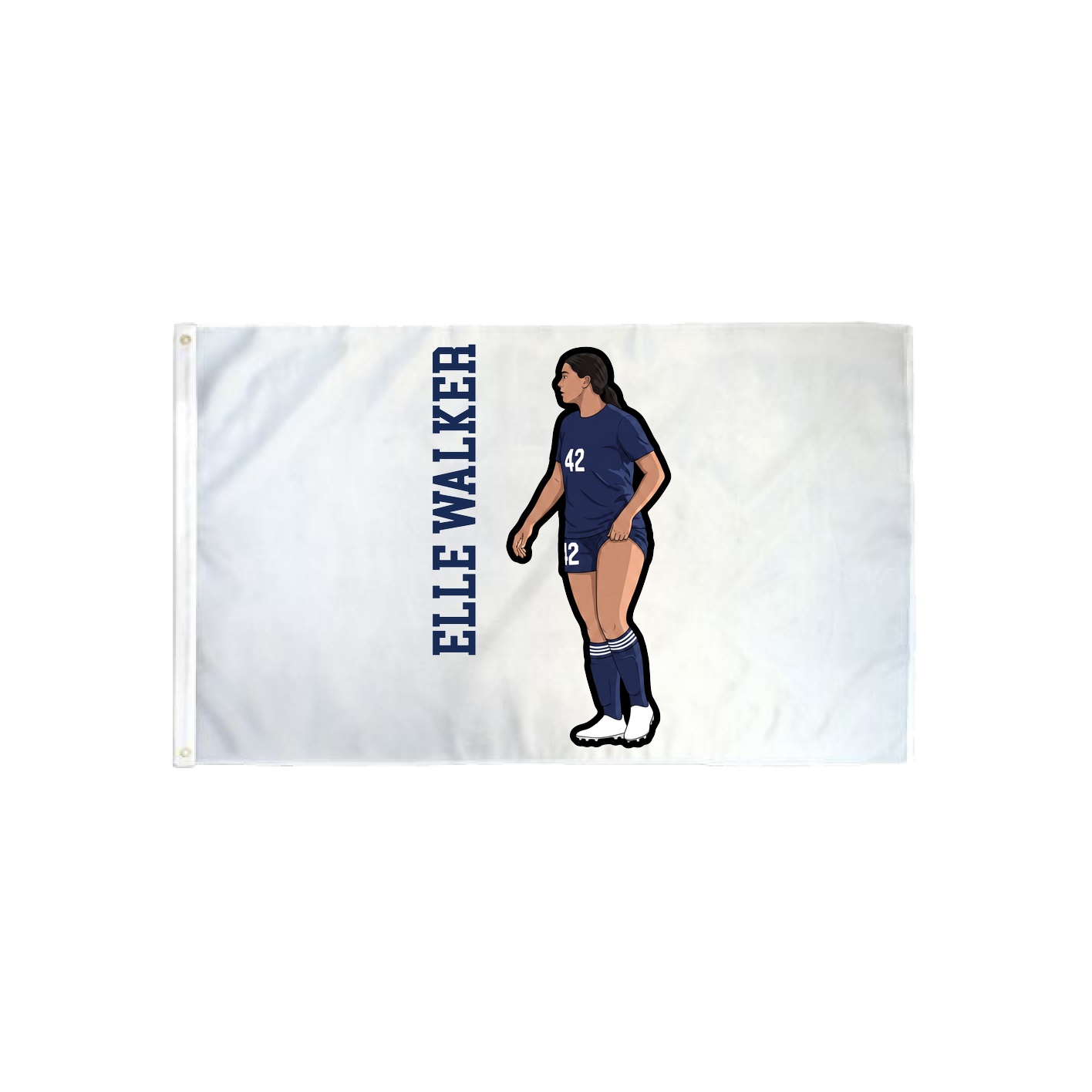 3x5 Flag — Name Vertical in Classic