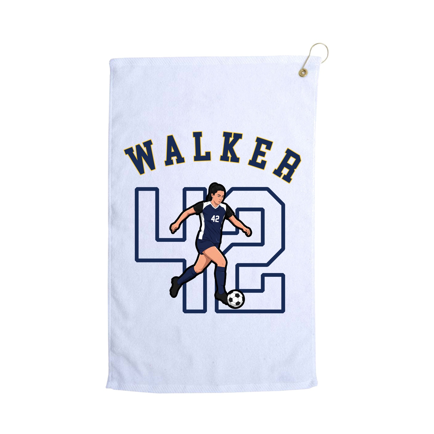 Golf Towel — Shirsey Arch in White