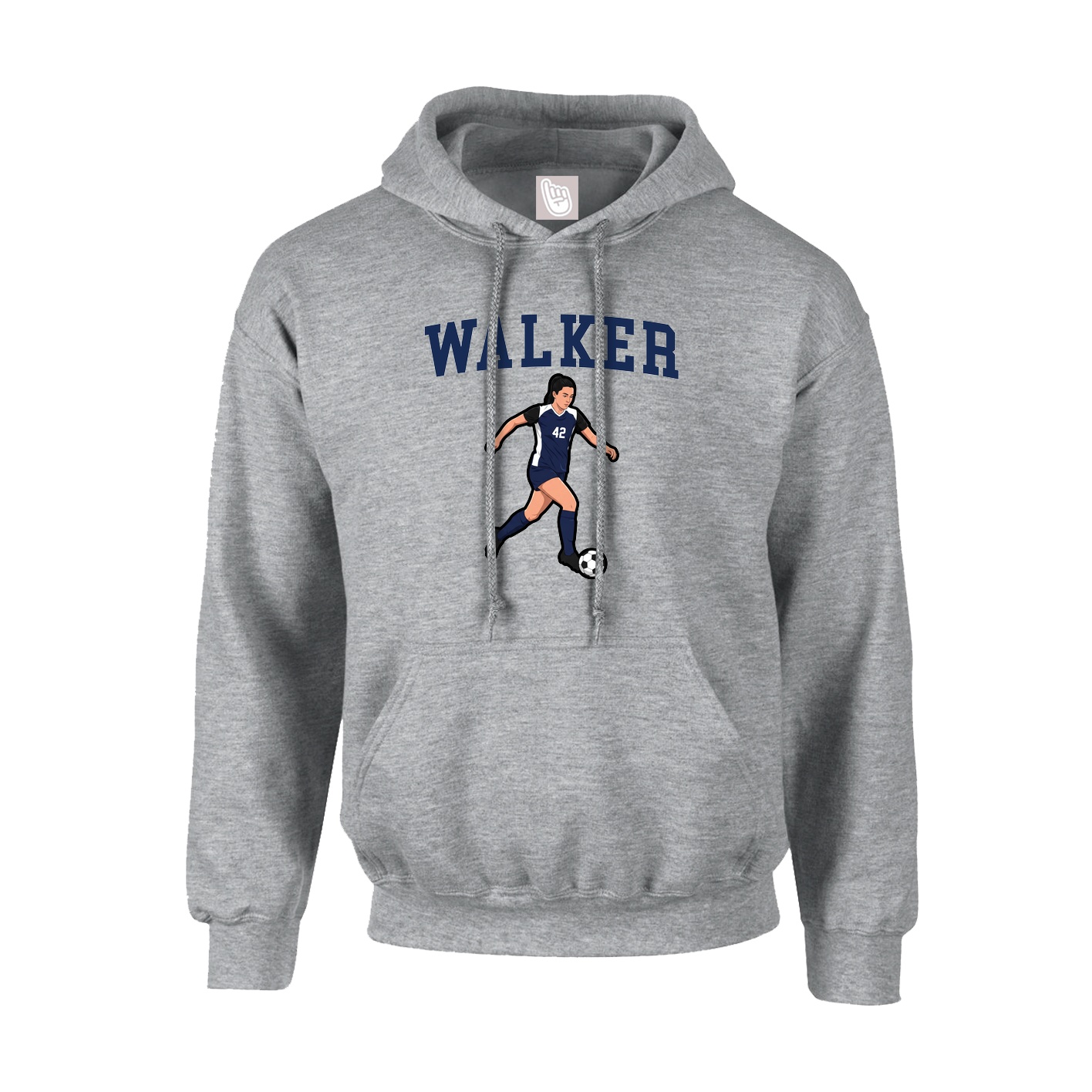 Hoodie — Shirsey in Grey