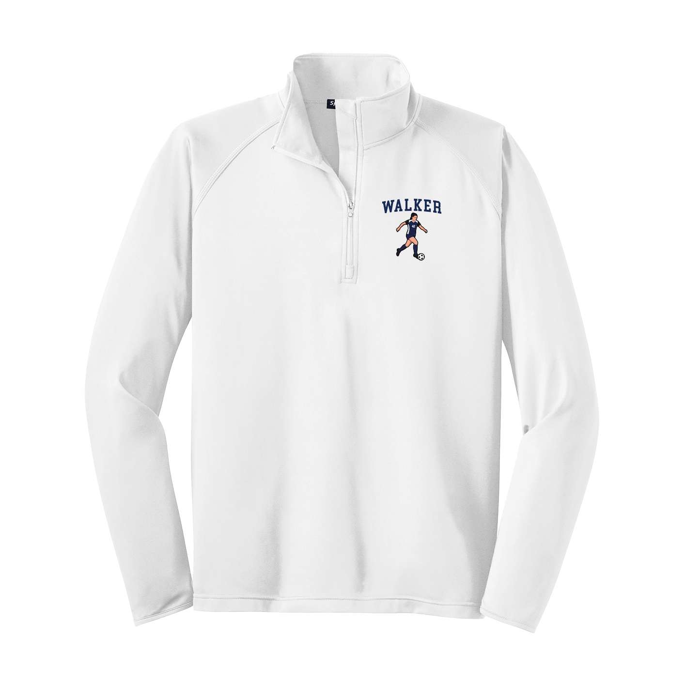 Q-Zip Pullover — Shirsey in White