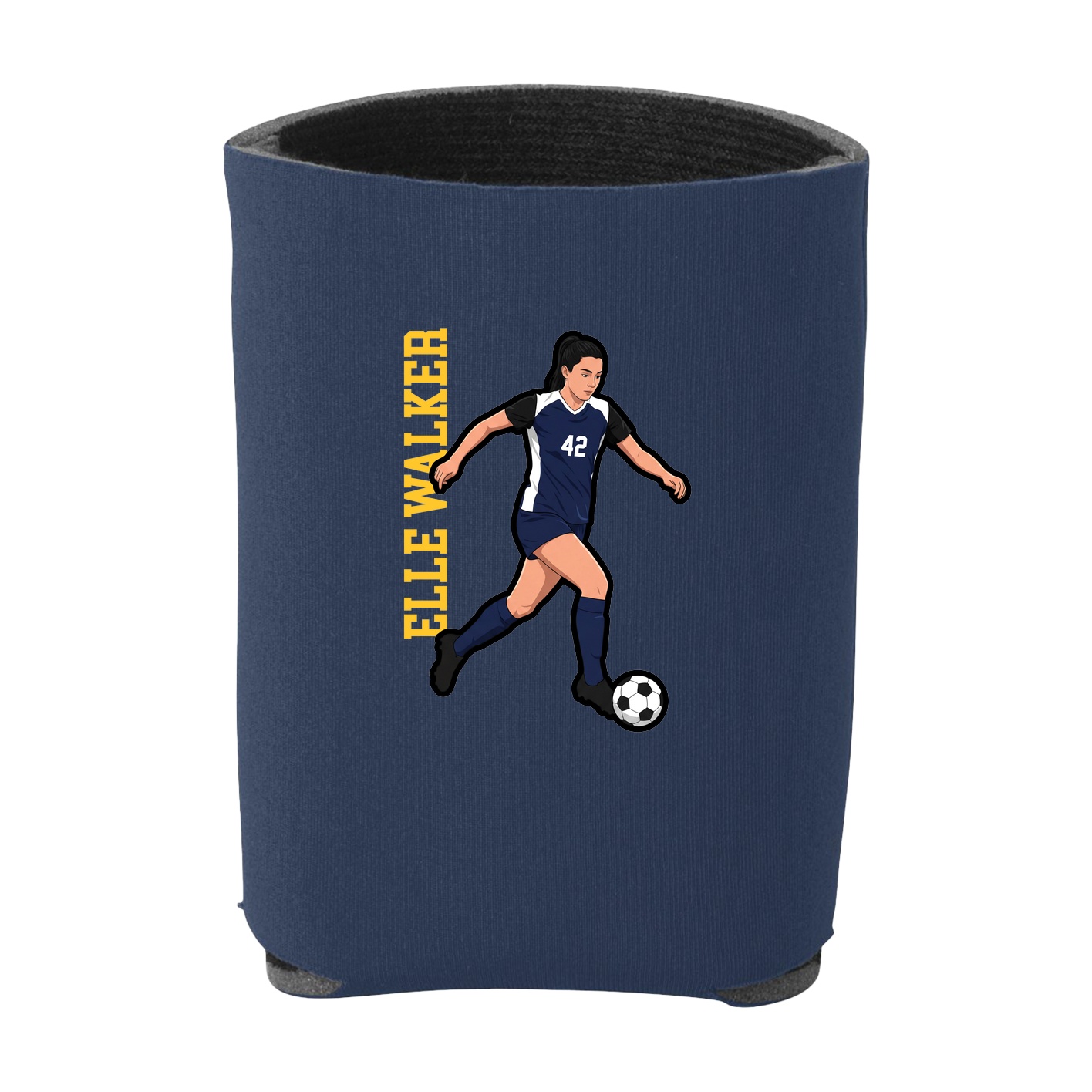Can Holder — Name Vertical in Navy
