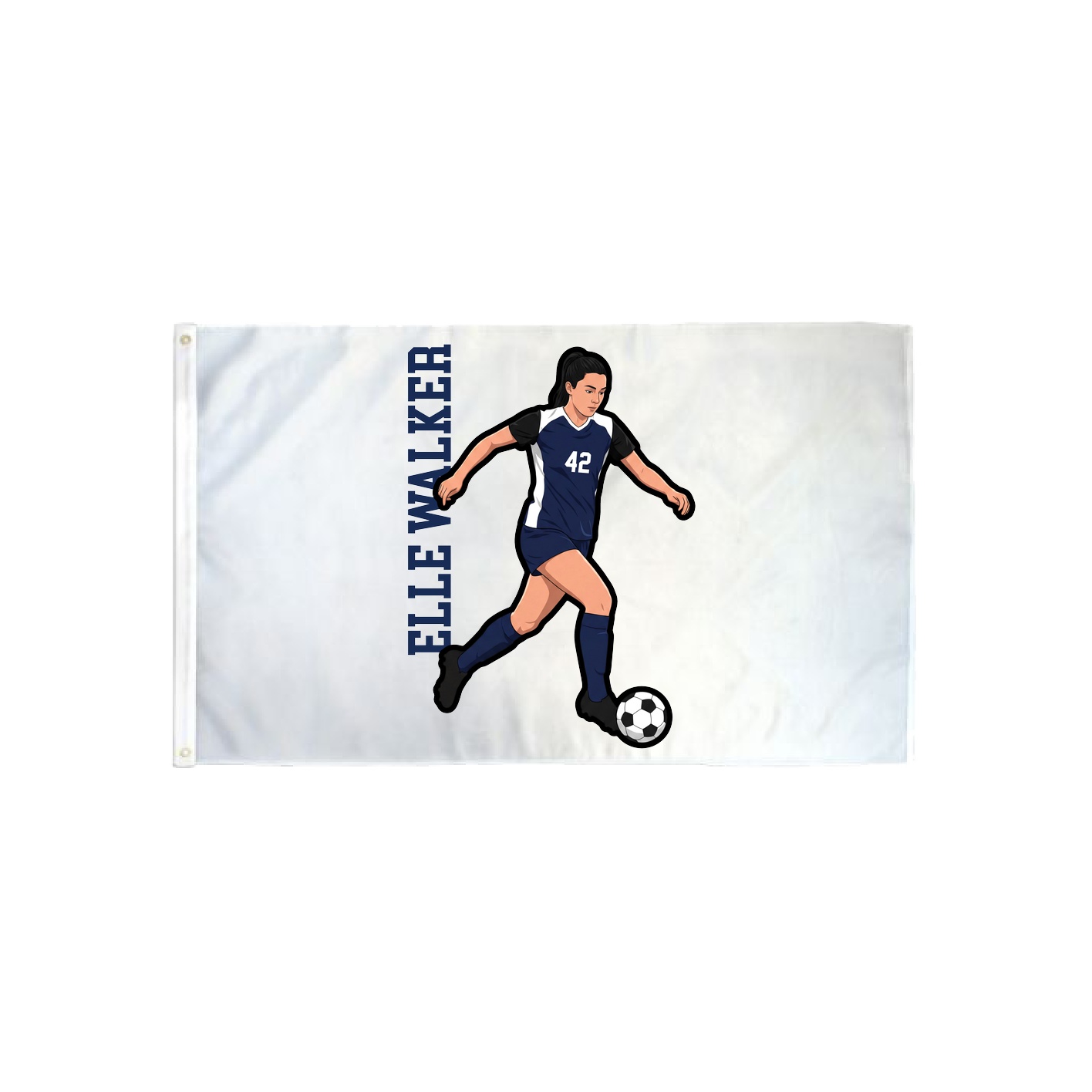 3x5 Flag — Name Vertical in Classic