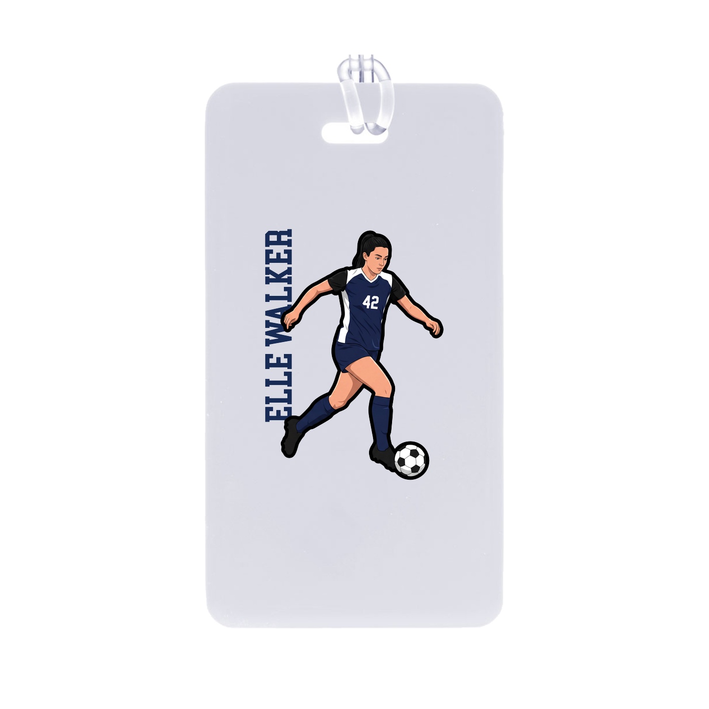 Bag Tag — Name Vertical in Classic