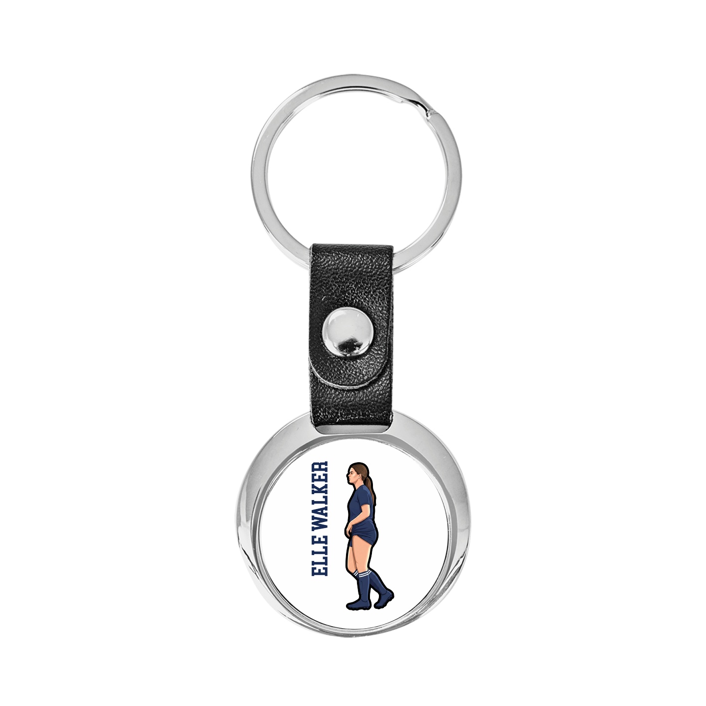 Key Chain — Name Vertical in Classic