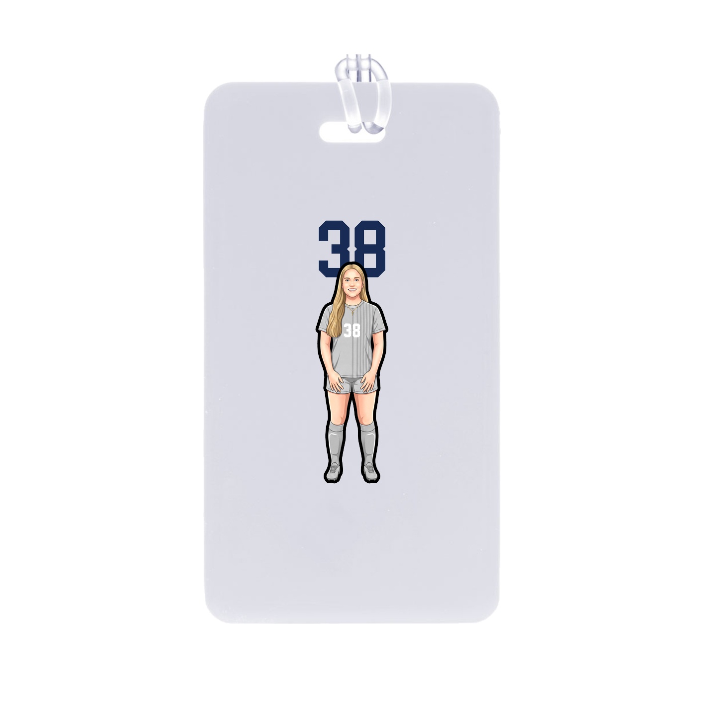 Bag Tag — Number Top in Classic