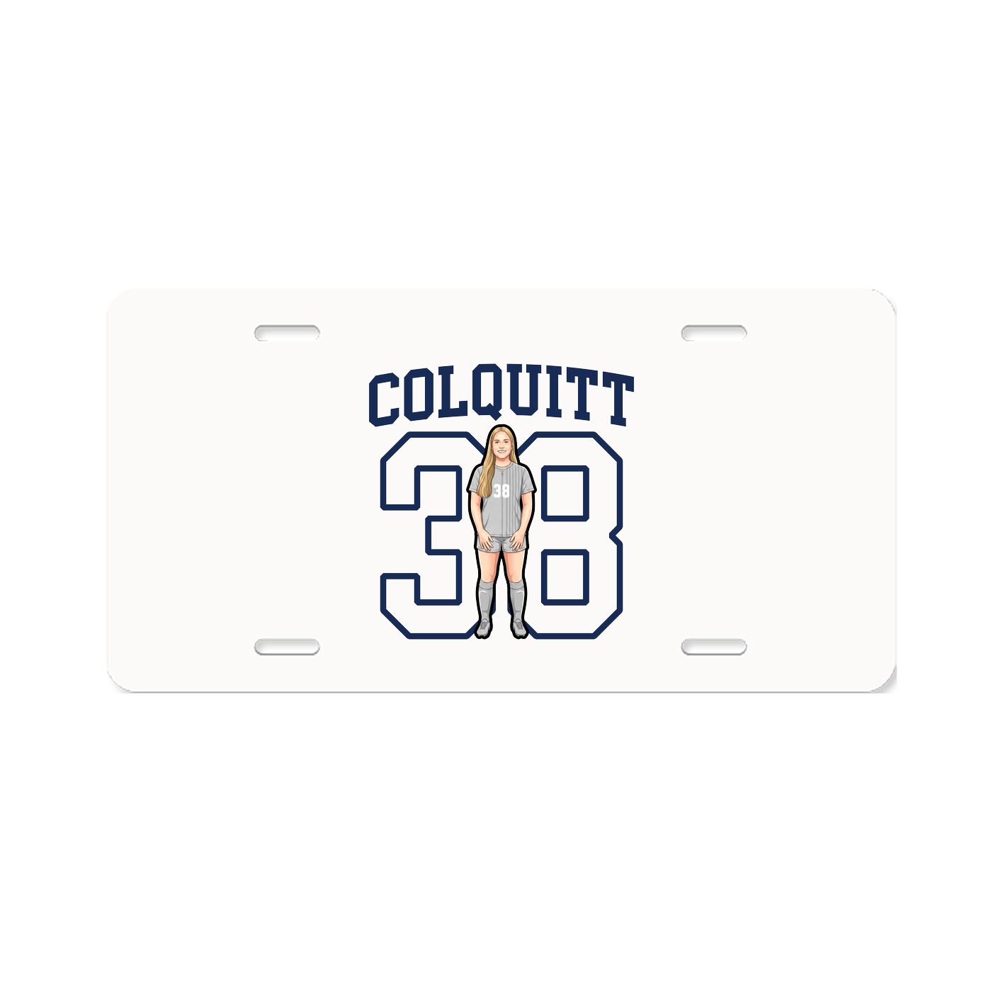 License Plate — Shirsey in Classic