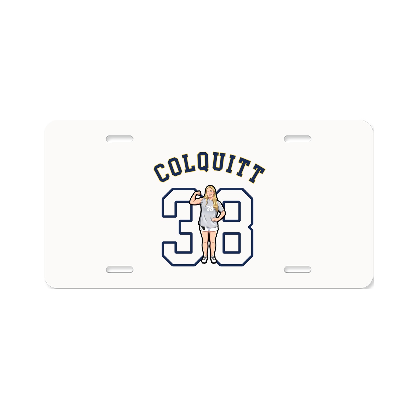 License Plate — Shirsey Arch in Classic