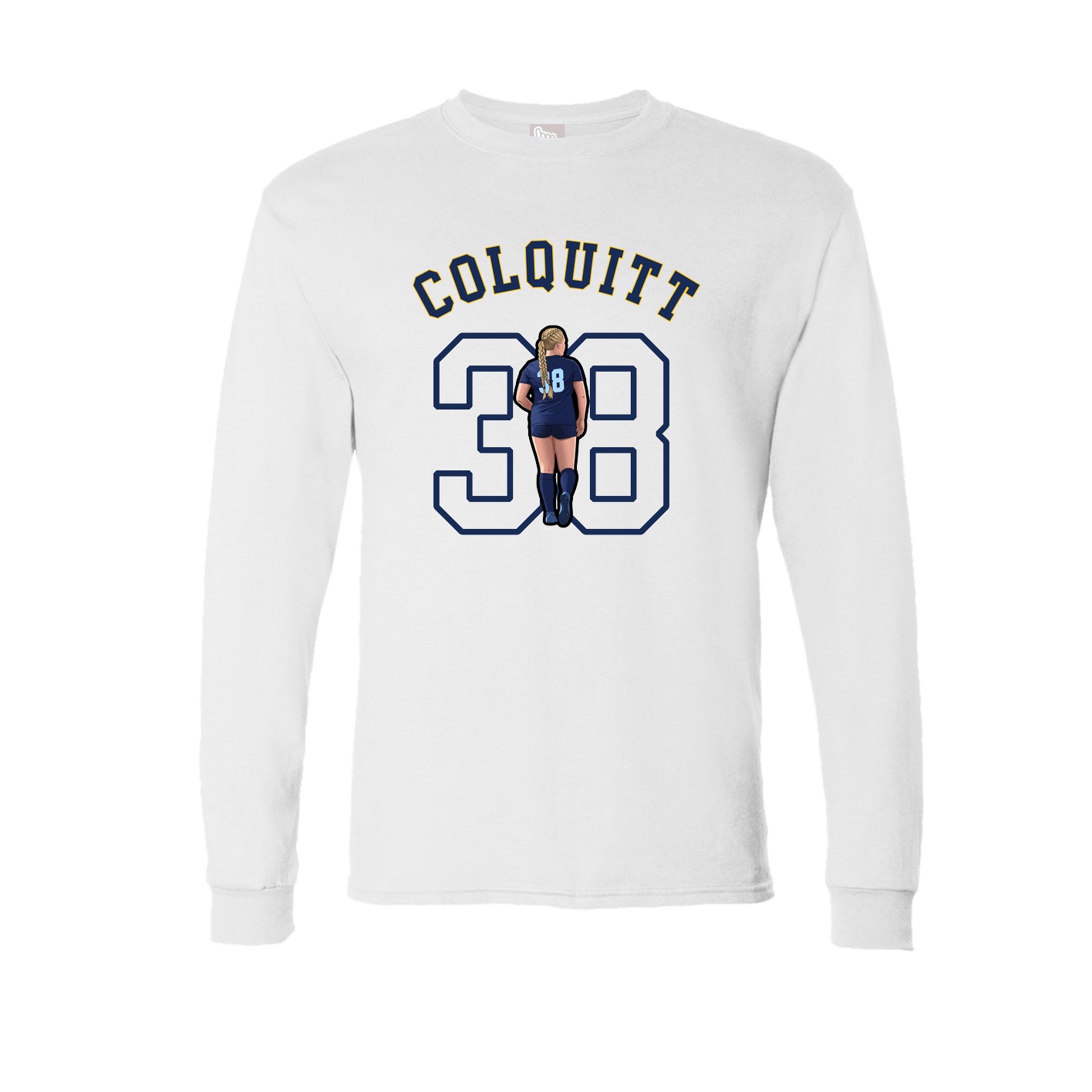 Long Sleeve Tee — Shirsey Arch in White