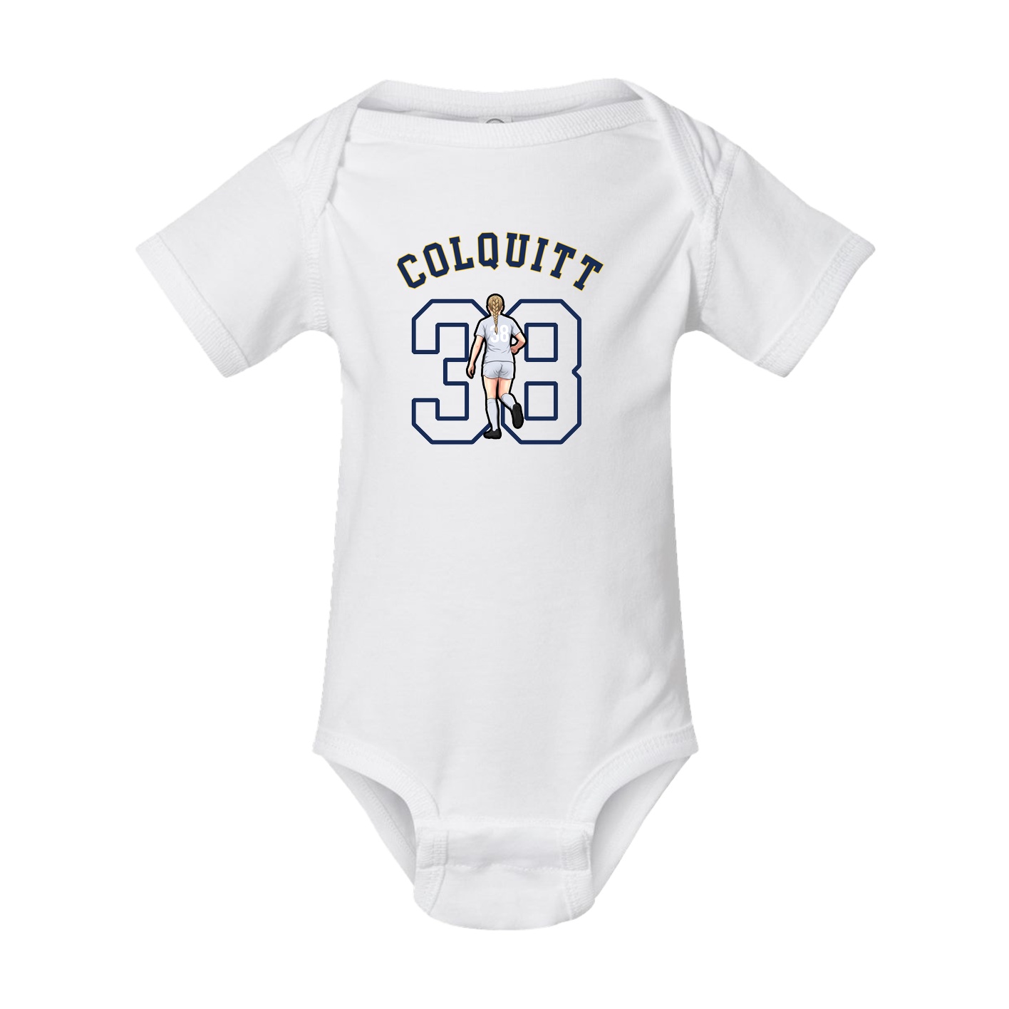 Baby Onesie — Shirsey Arch in White