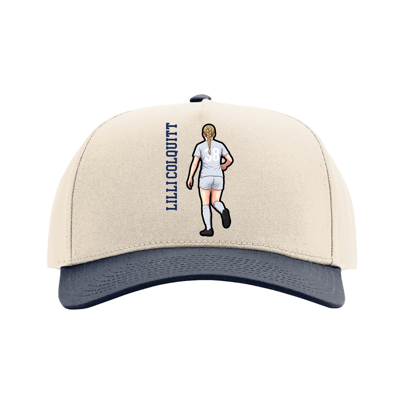 Full Fabric Five-Panel Champ Cap