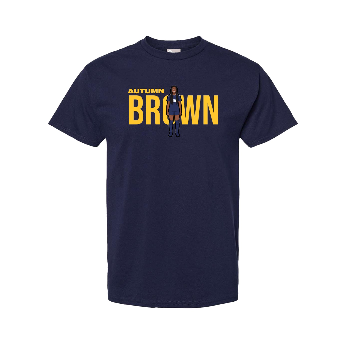 Tee — Player Name in Navy