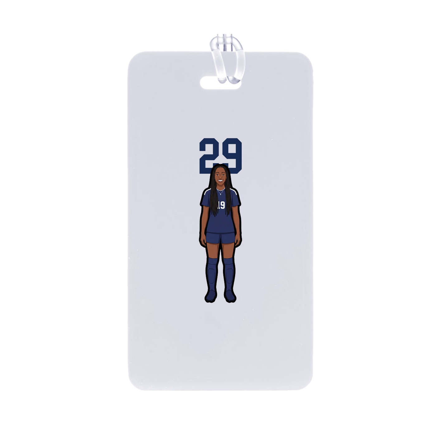 Bag Tag — Number Top in Classic