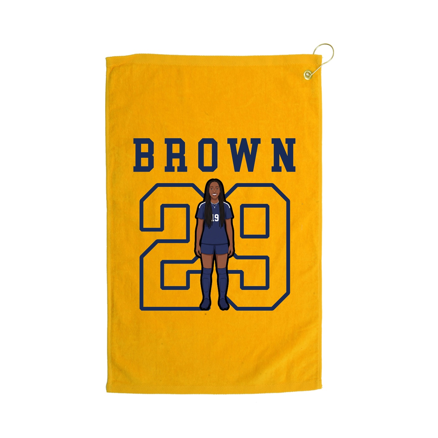 Golf Towel — Shirsey in Gold