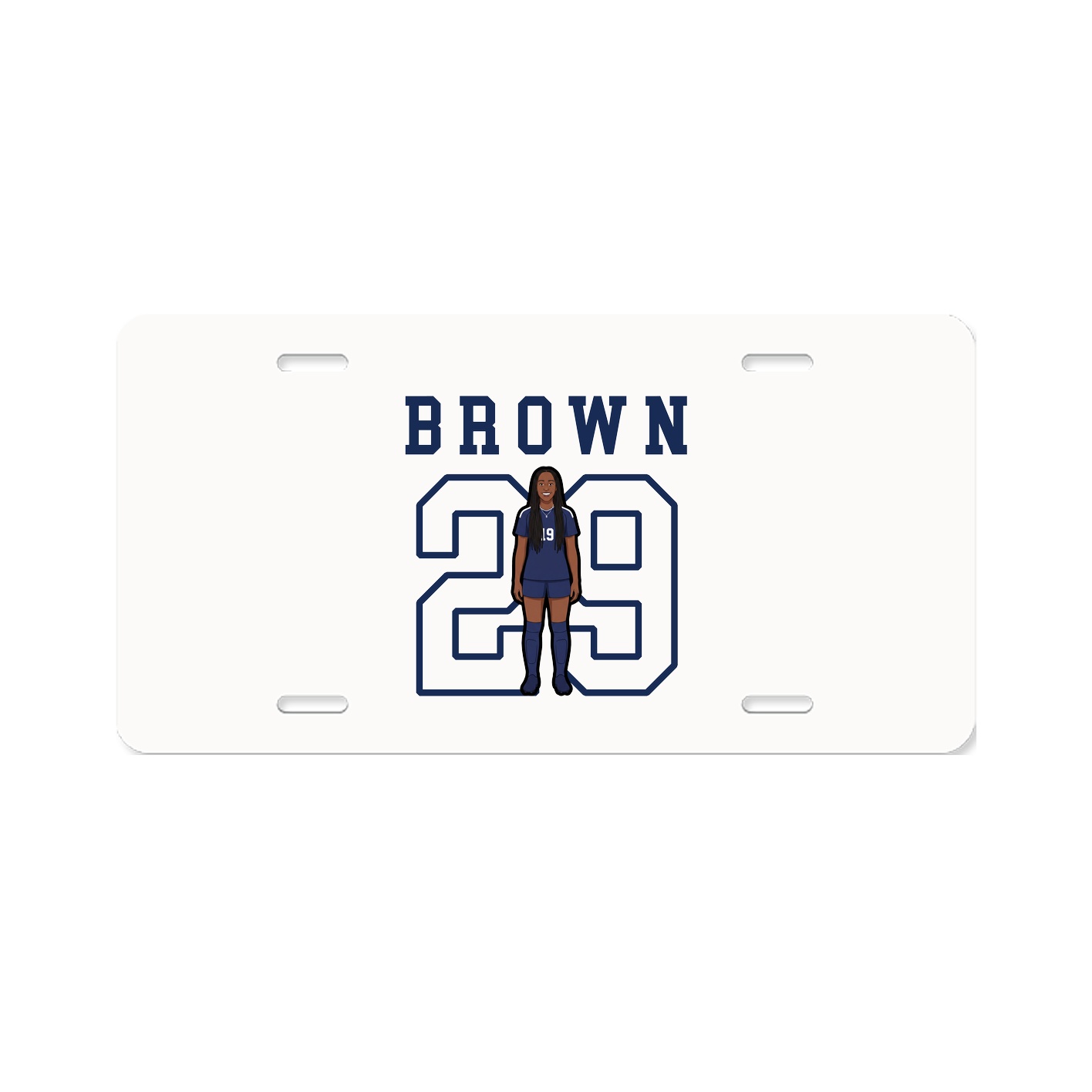 License Plate — Shirsey in Classic