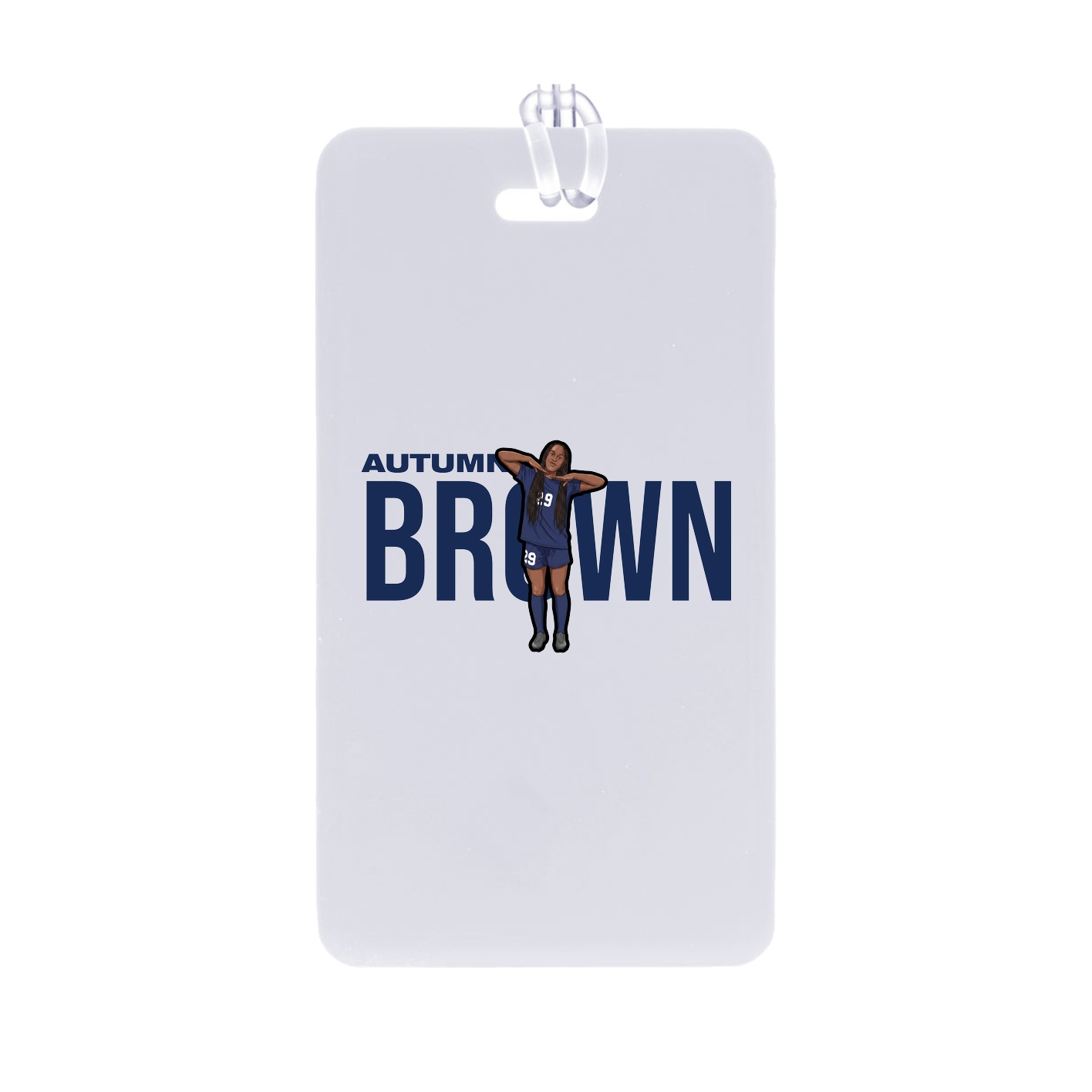 Bag Tag — Player Name in Classic