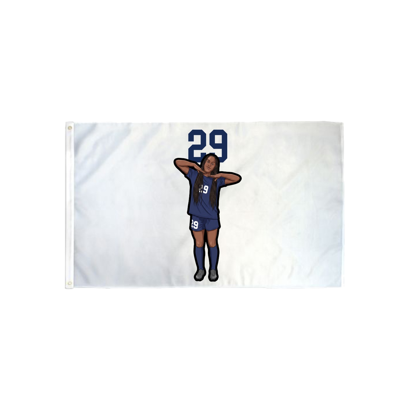 3x5 Flag — Number Top in Classic