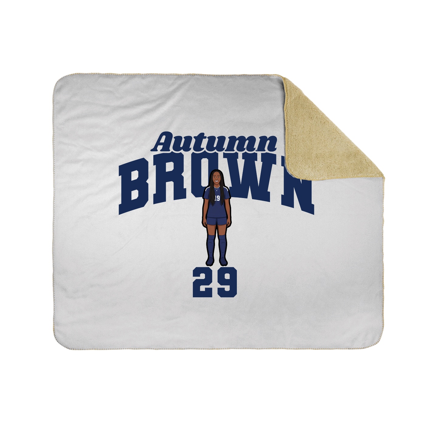 Throw Blanket — Signature Arch in White
