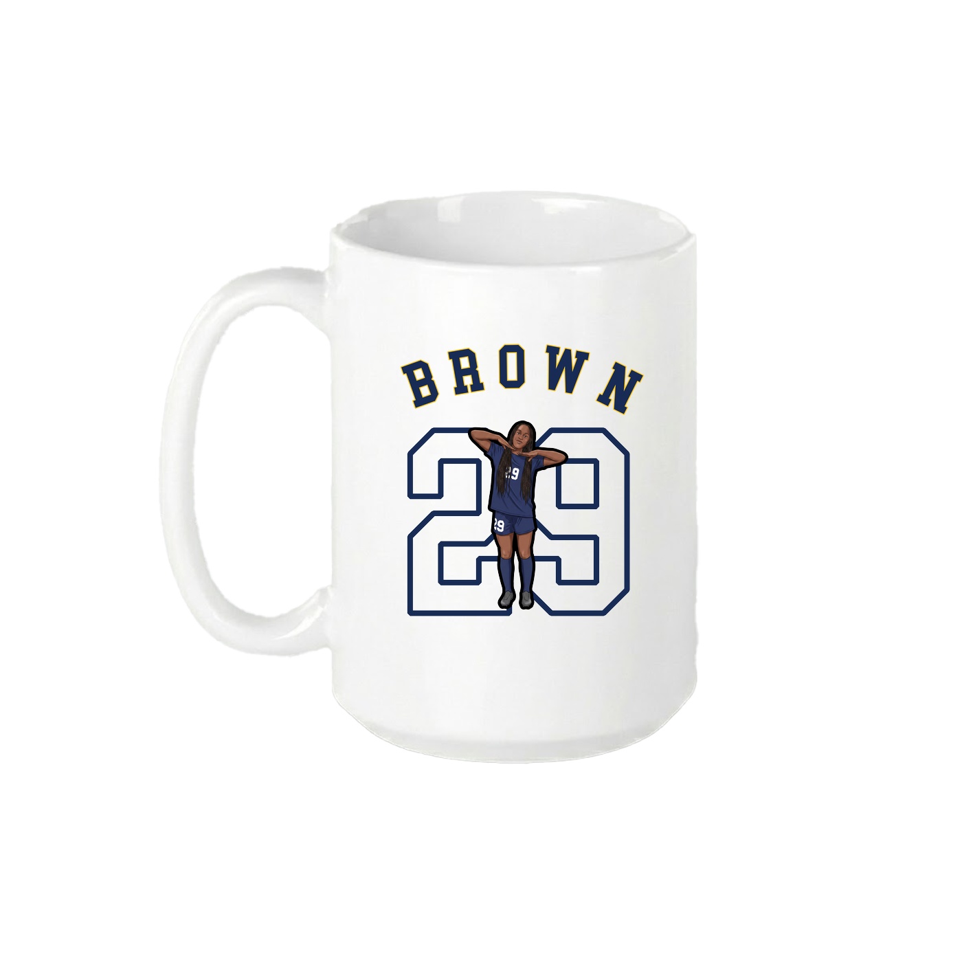 15oz Coffee Mug — Shirsey Arch in White