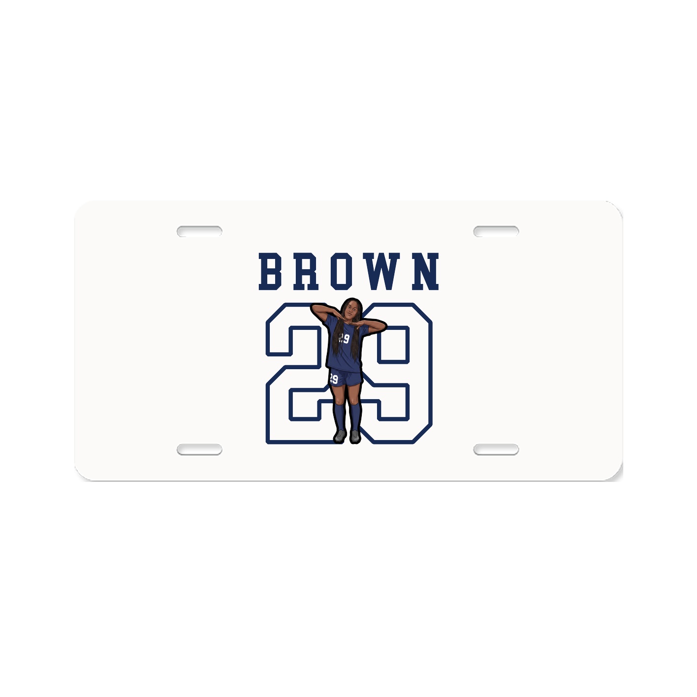 License Plate — Shirsey in Classic