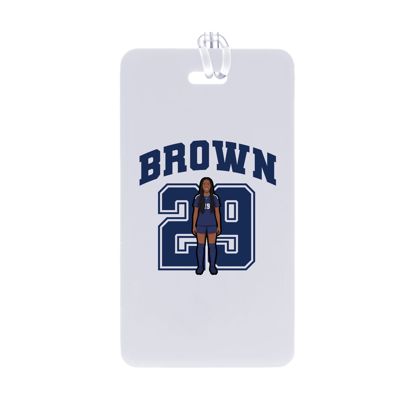 Bag Tag — Number in Classic