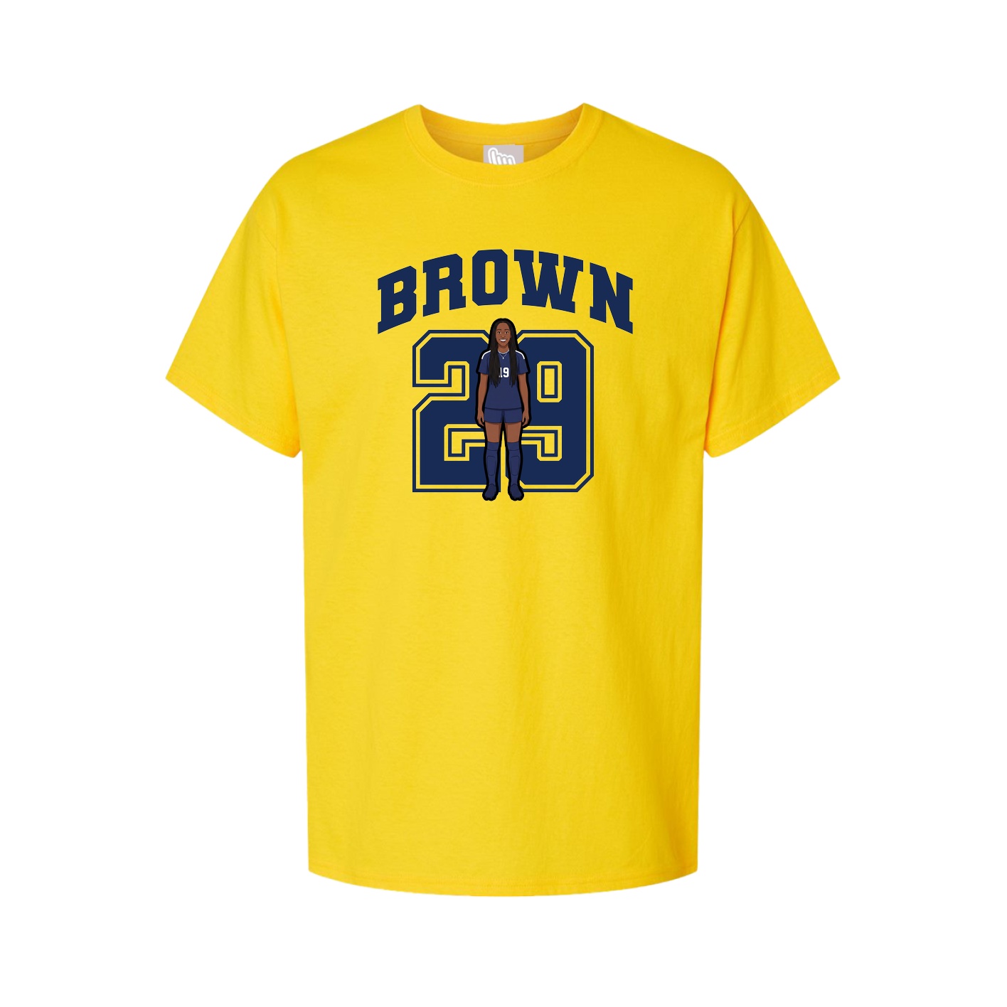Tee — Number in Gold