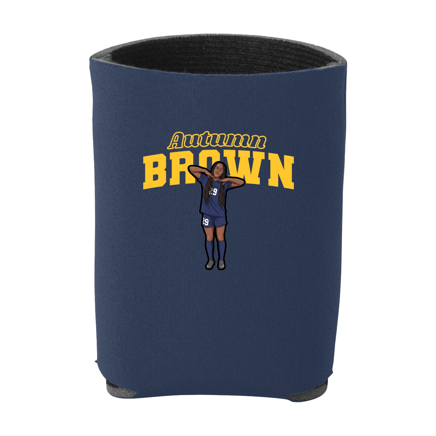 Can Holder — Name Arch in Navy