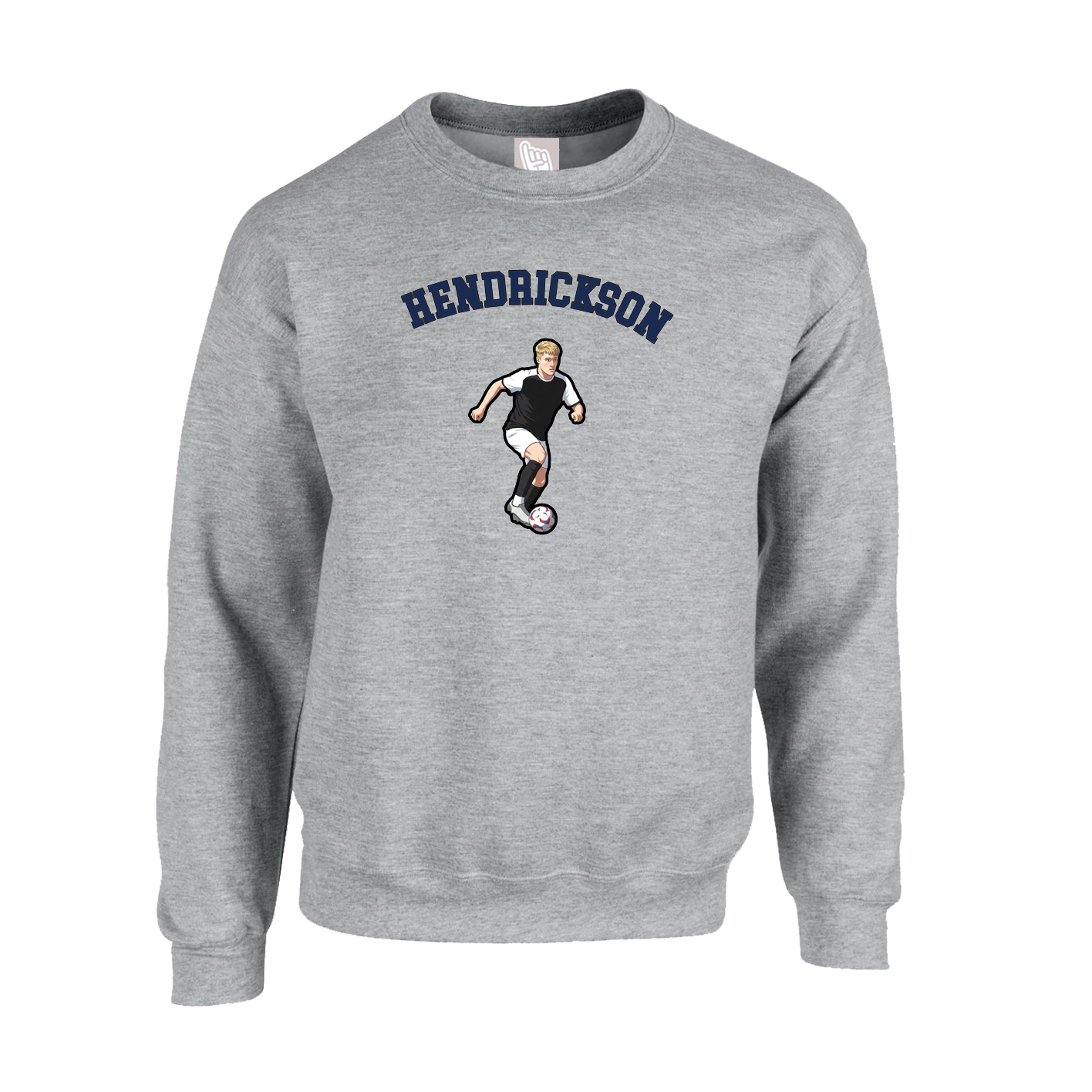 Fleece Crew — Shirsey Arch in Grey