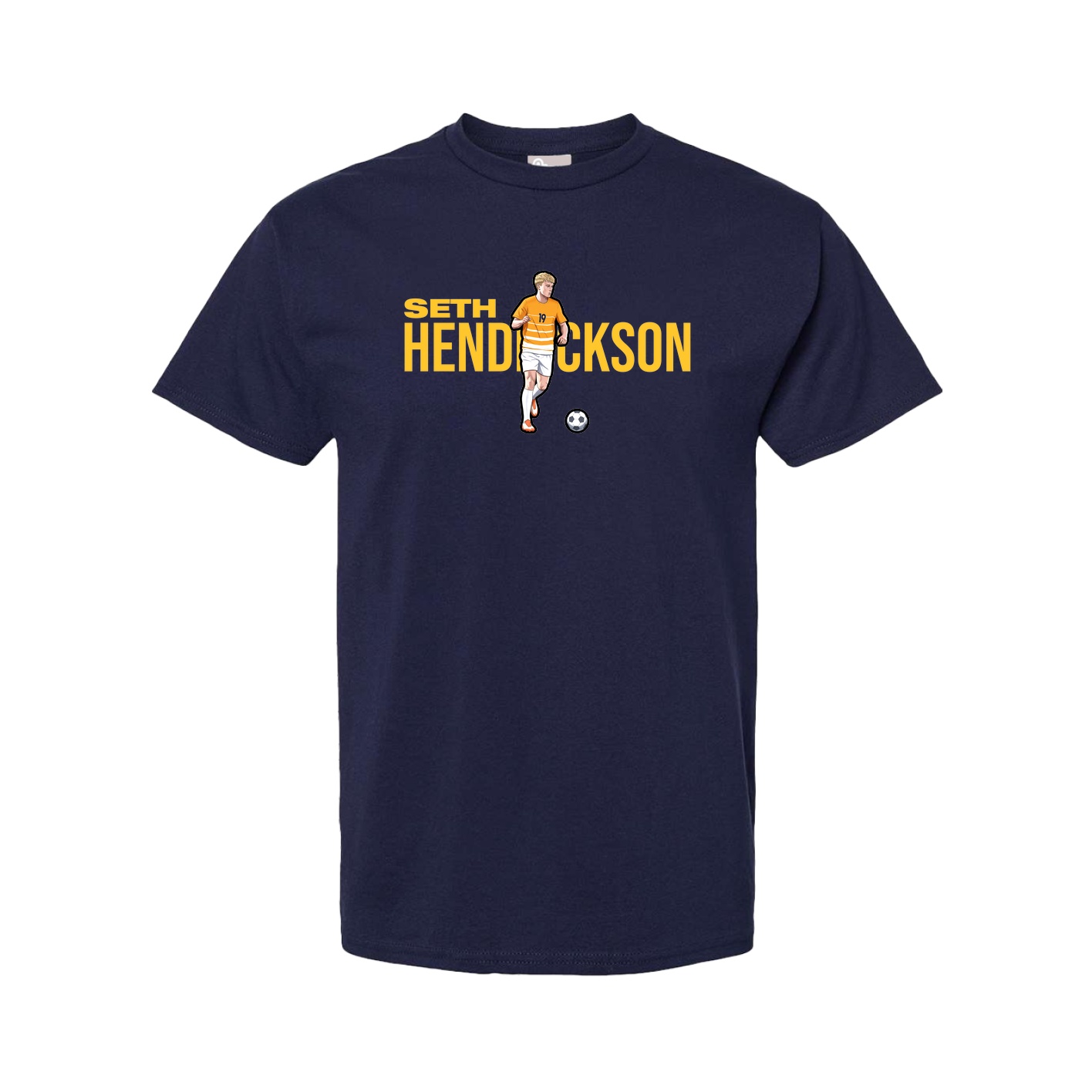 Tee — Player Name in Navy