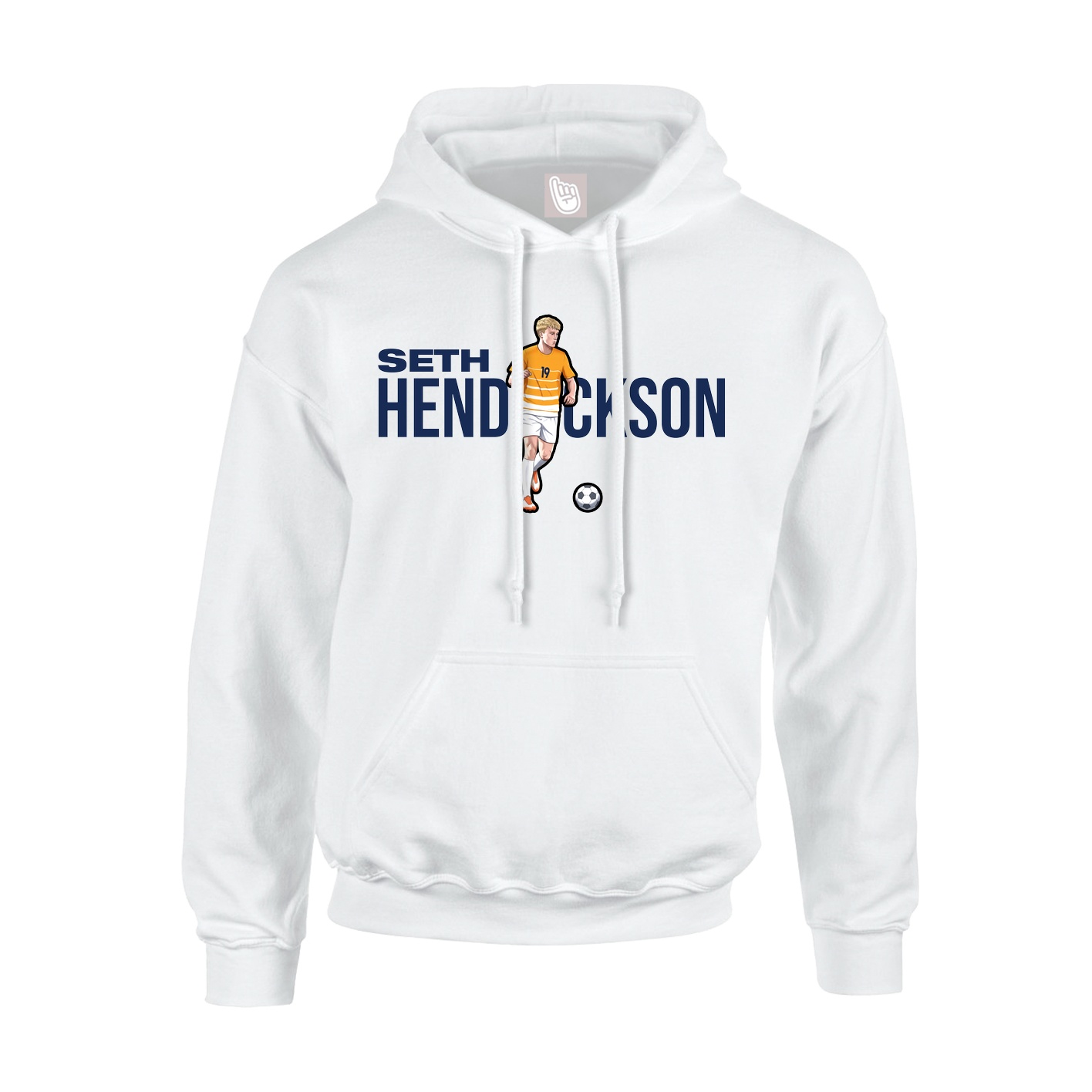 Hoodie — Player Name in White