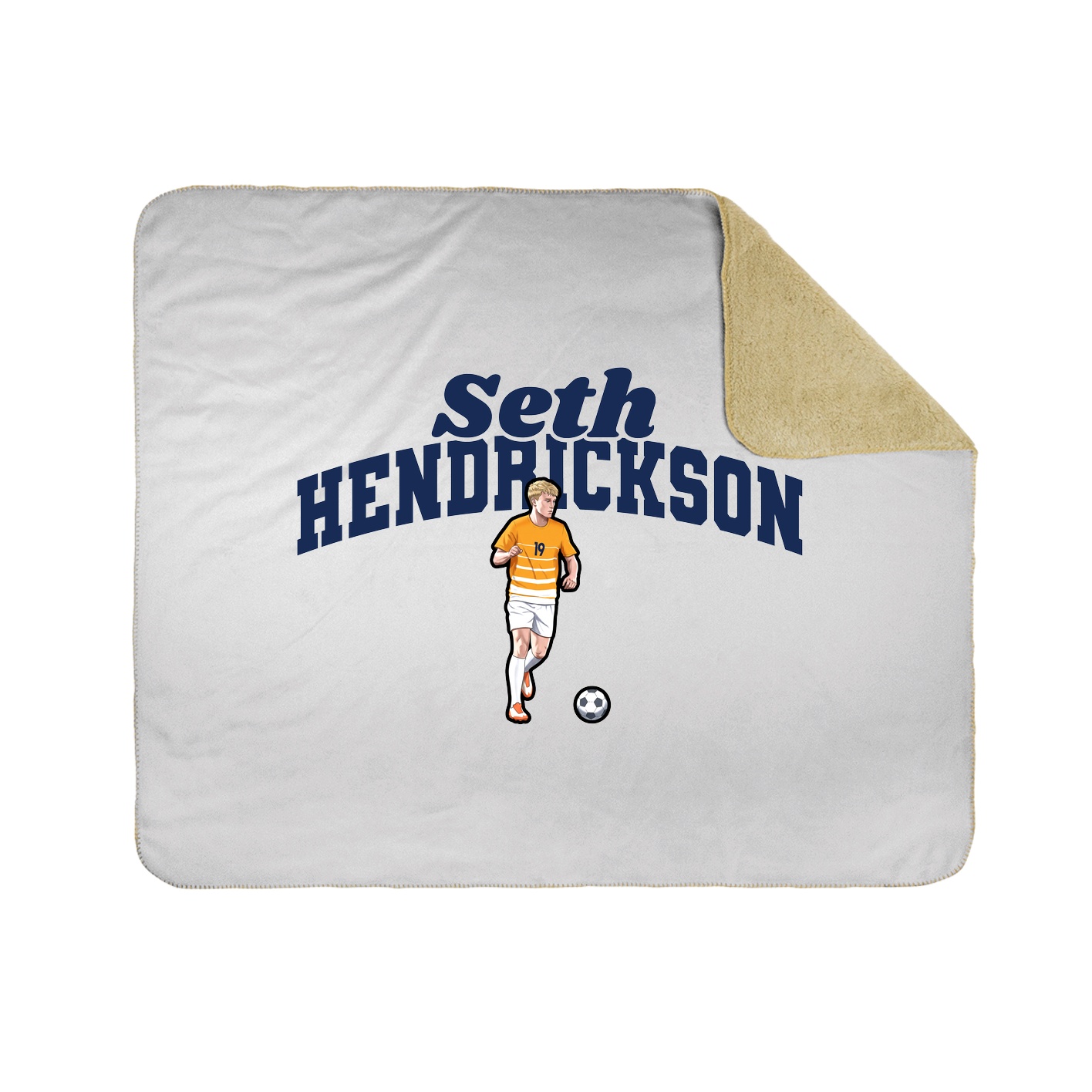 Throw Blanket — Signature Arch in White