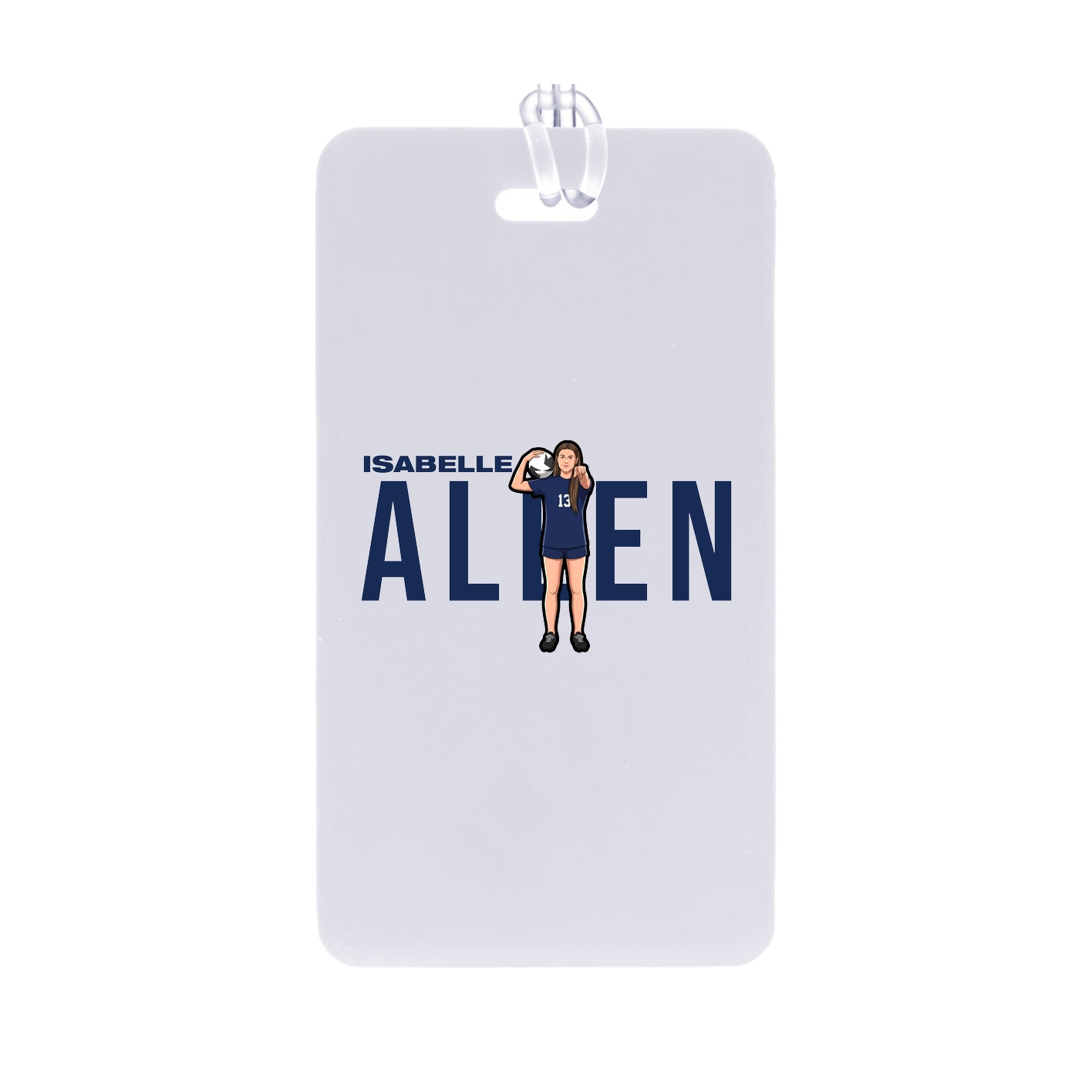 Bag Tag — Player Name in Classic