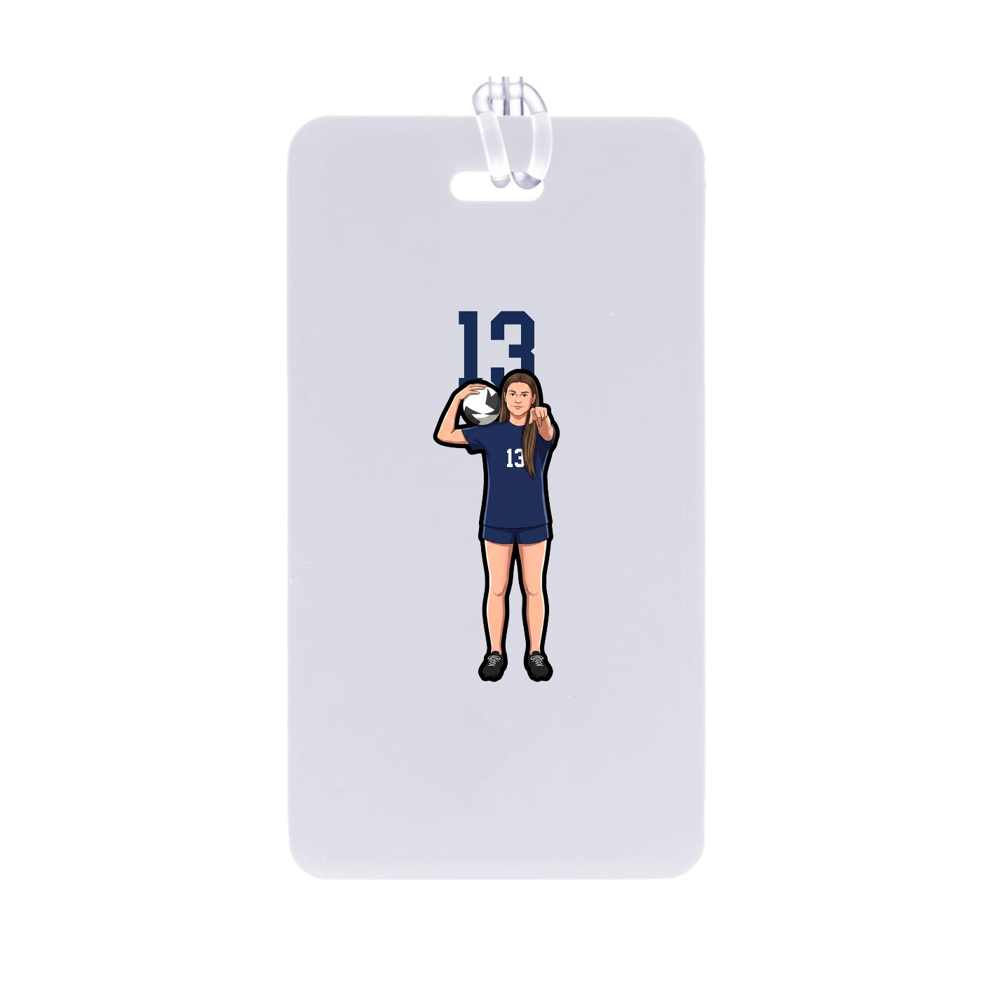 Bag Tag — Number Top in Classic