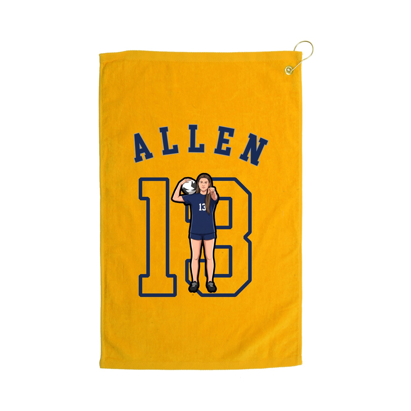 Golf Towel — Shirsey Arch in Gold