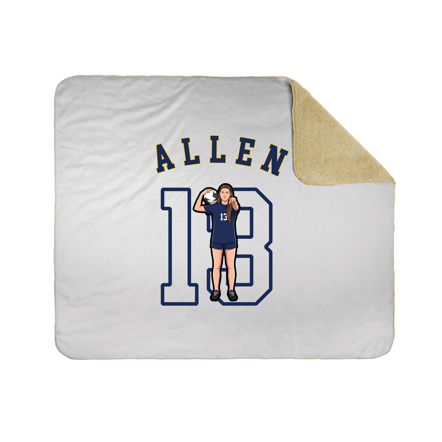 Throw Blanket — Shirsey Arch in White