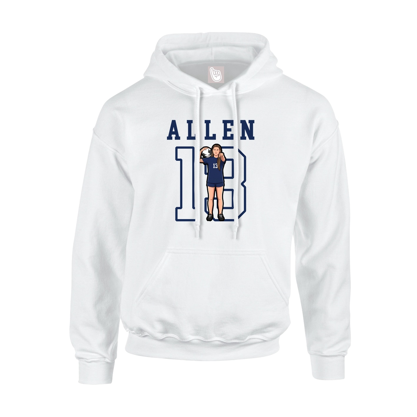 Youth Hoodie — Shirsey in White