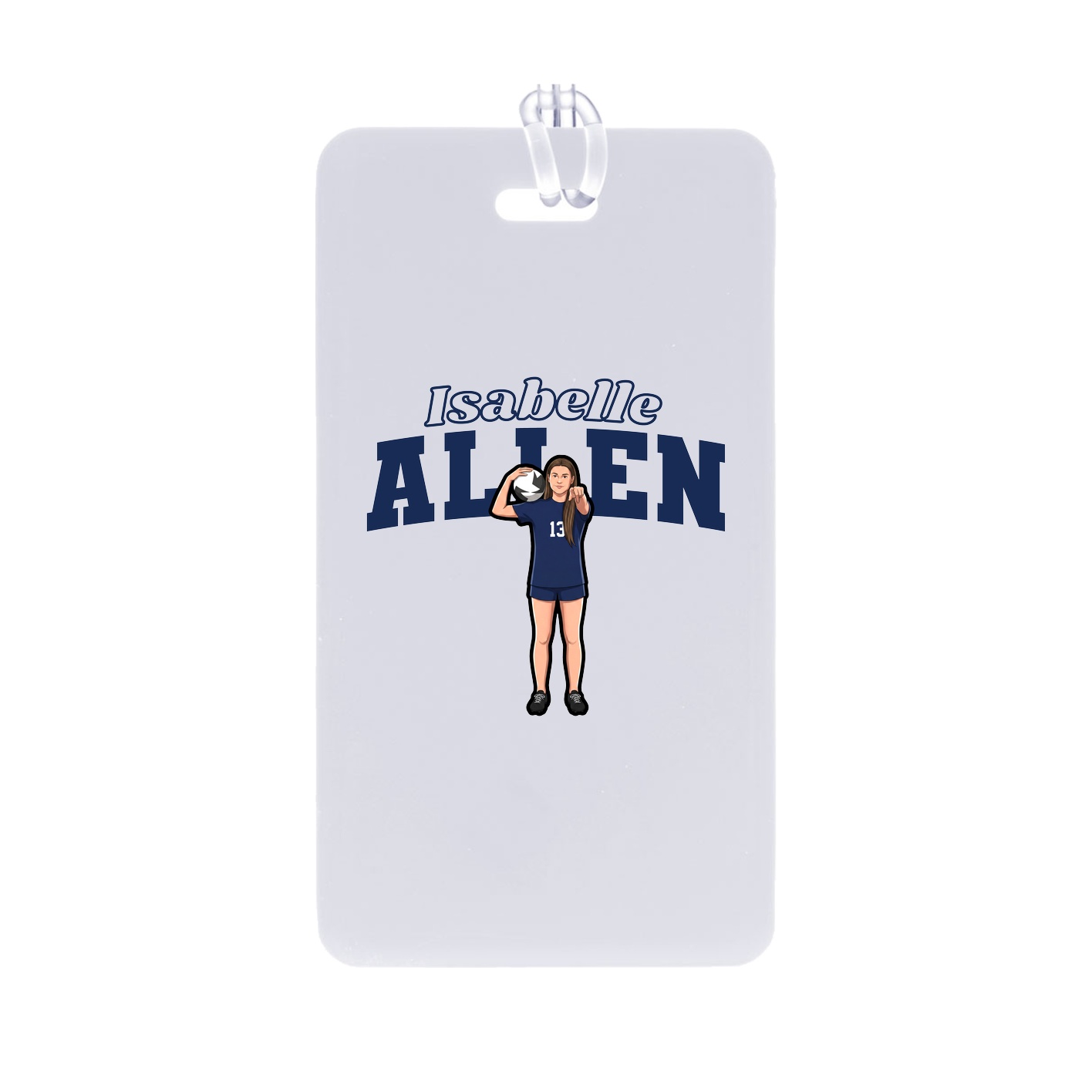 Bag Tag — Name Arch in Classic