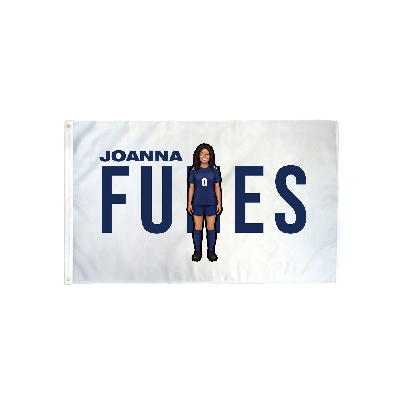 3x5 Flag — Player Name in Classic