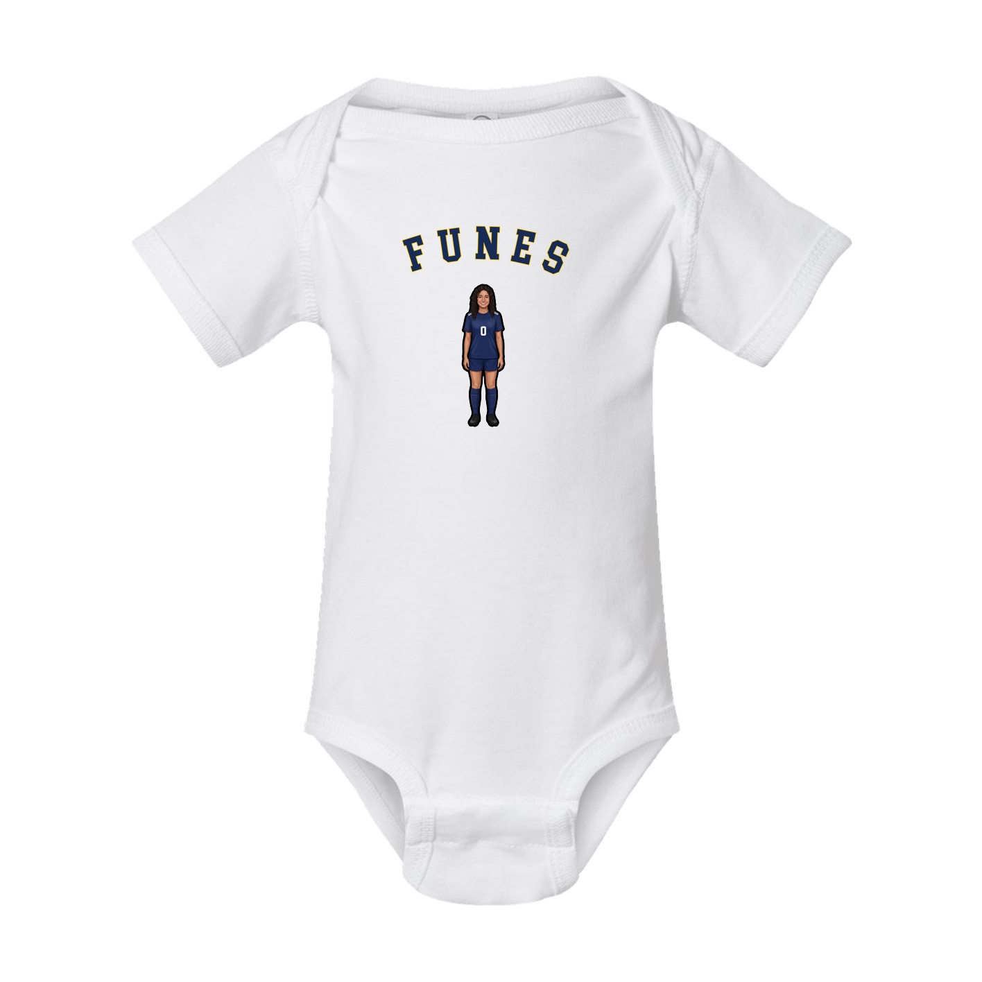 Baby Onesie — Shirsey Arch in White