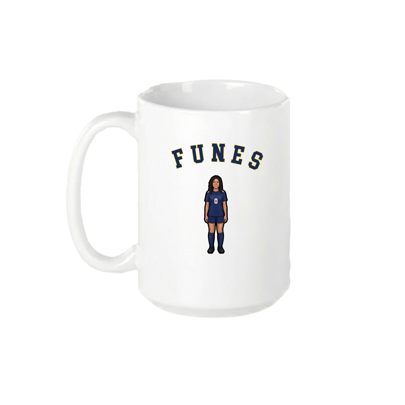 15oz Coffee Mug — Shirsey Arch in White