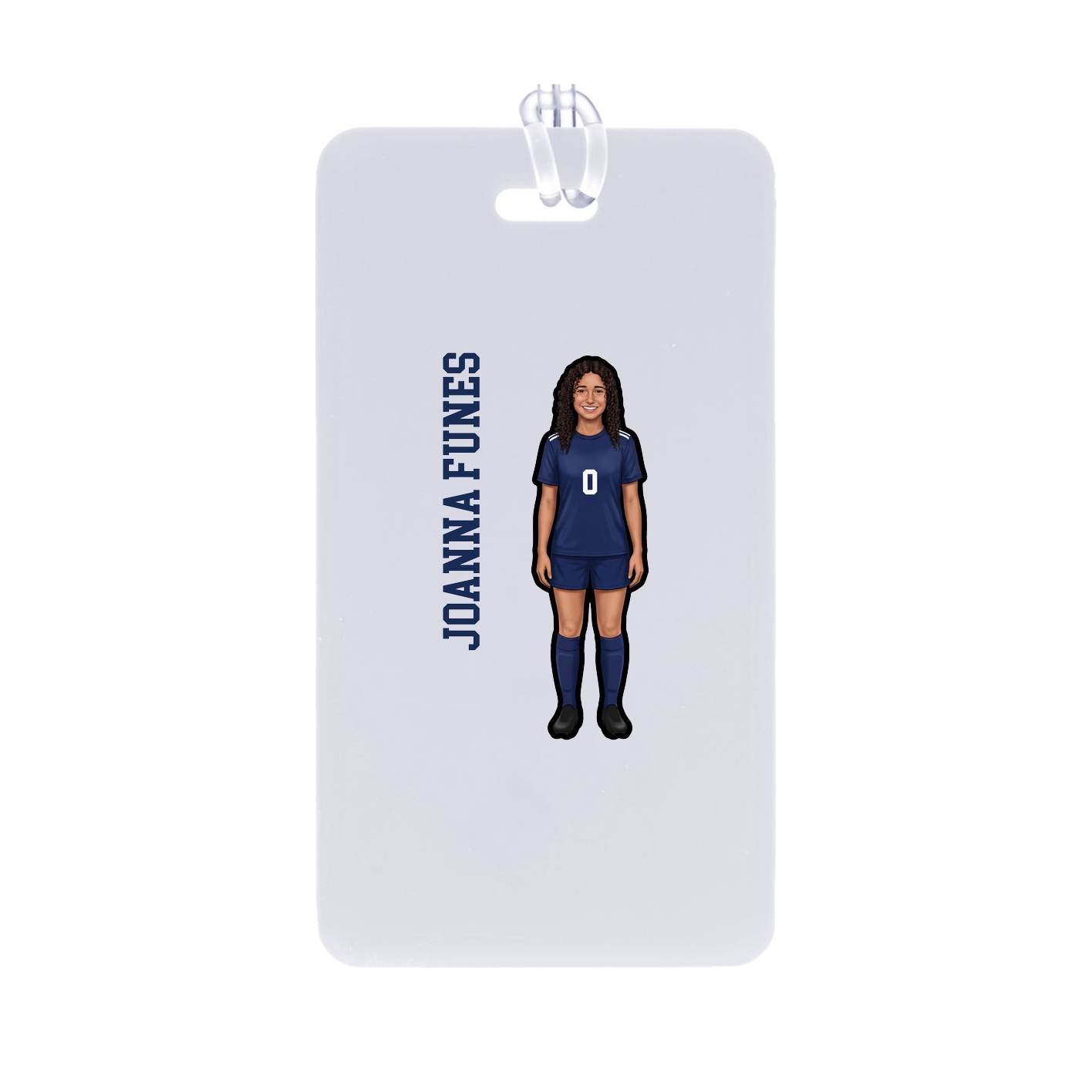 Bag Tag — Name Vertical in Classic