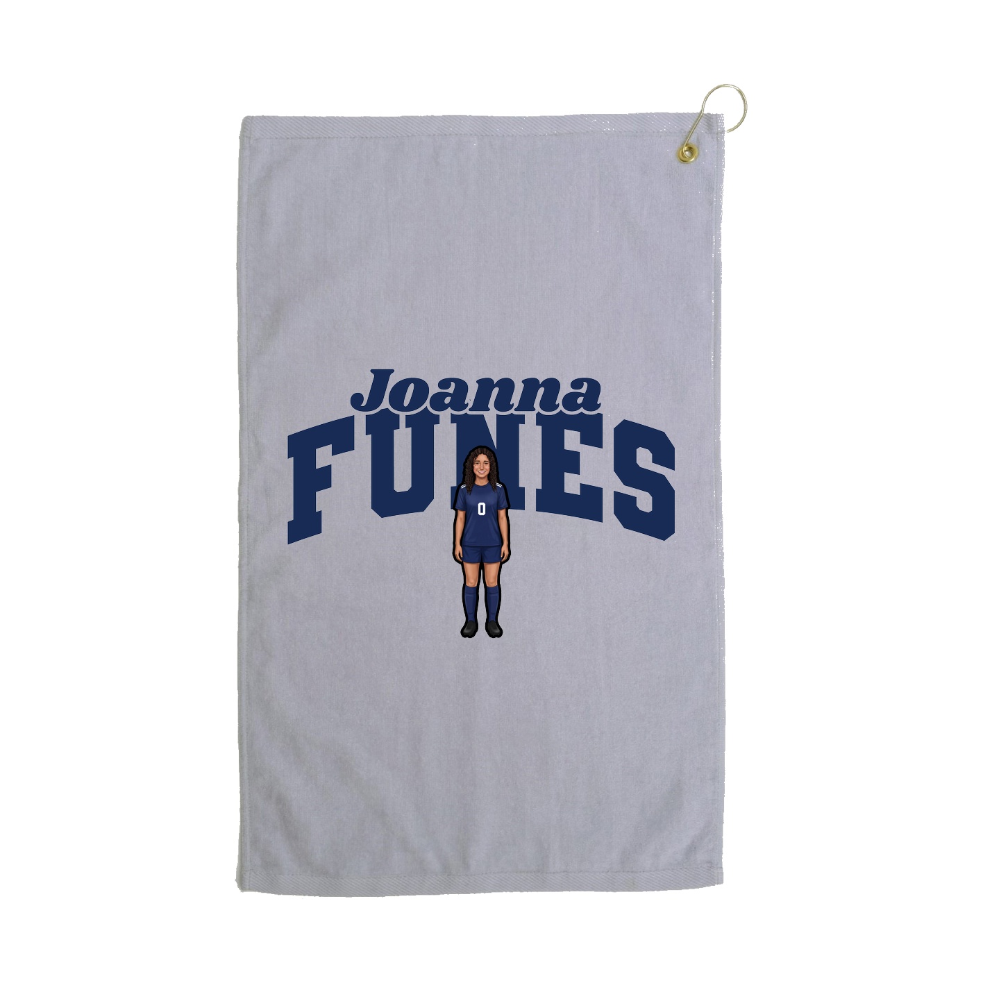 Golf Towel — Signature Arch in Grey