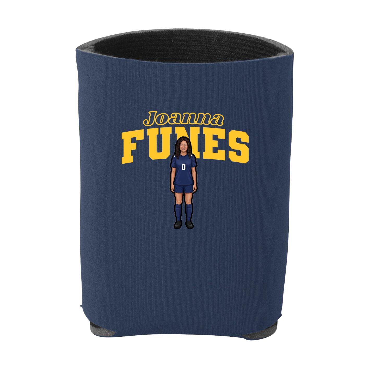 Can Holder — Name Arch in Navy
