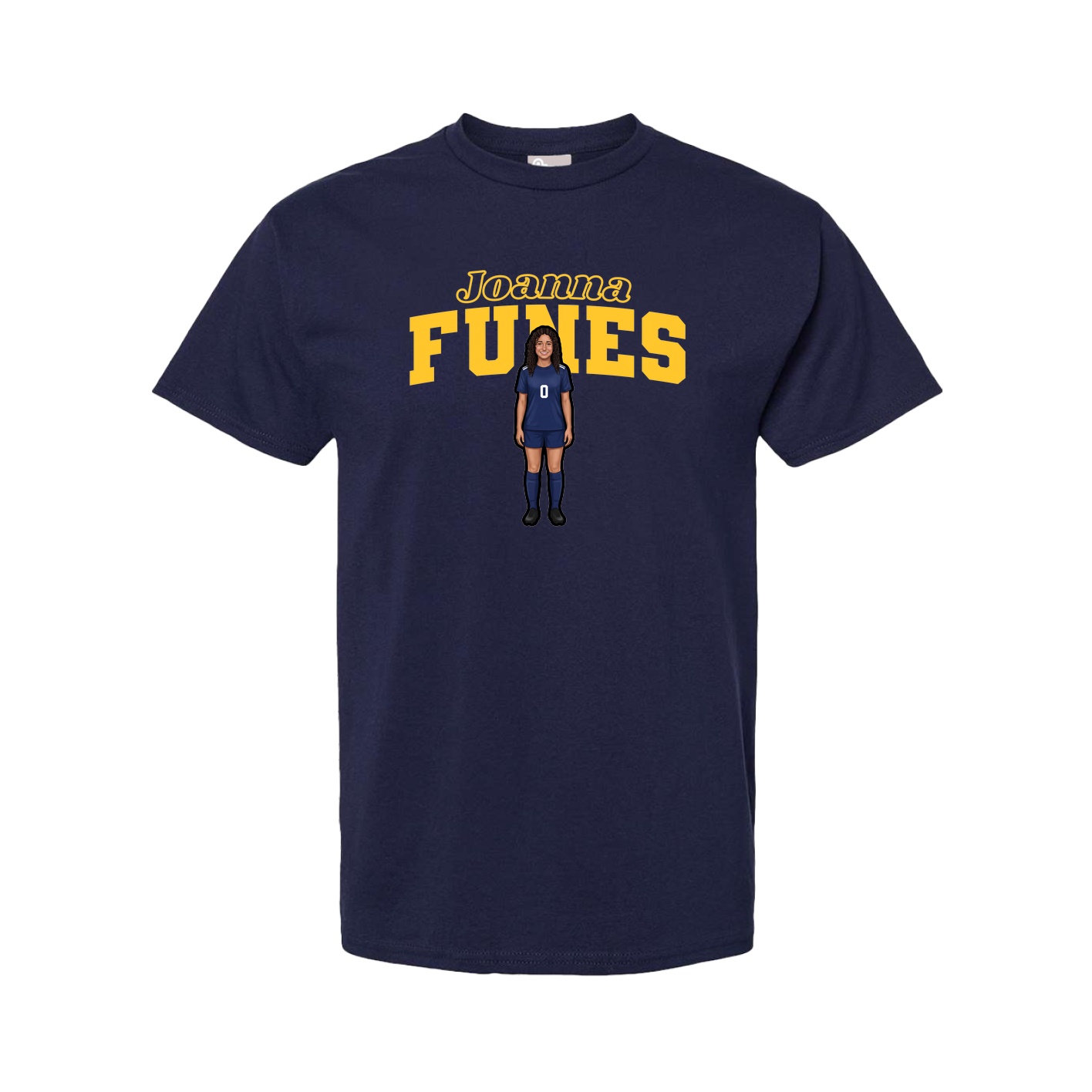 Tee — Name Arch in Navy