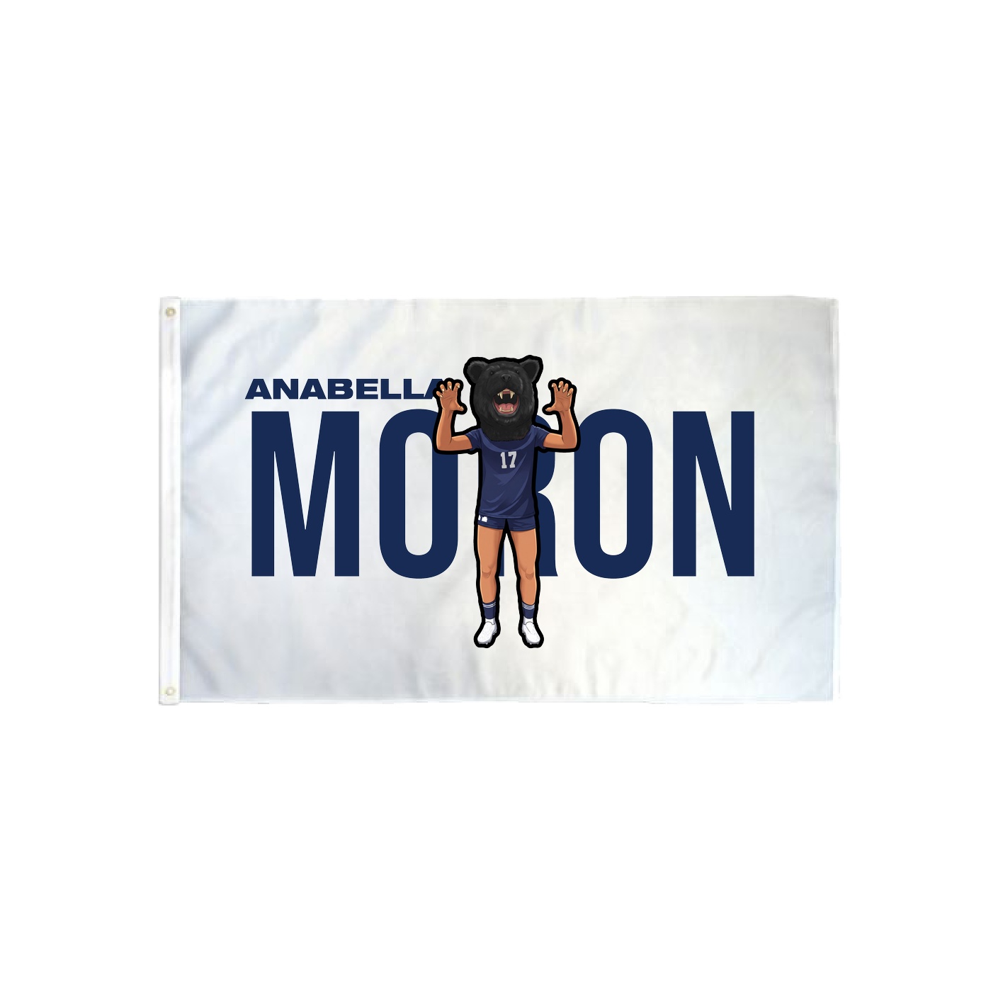 3x5 Flag — Player Name in Classic