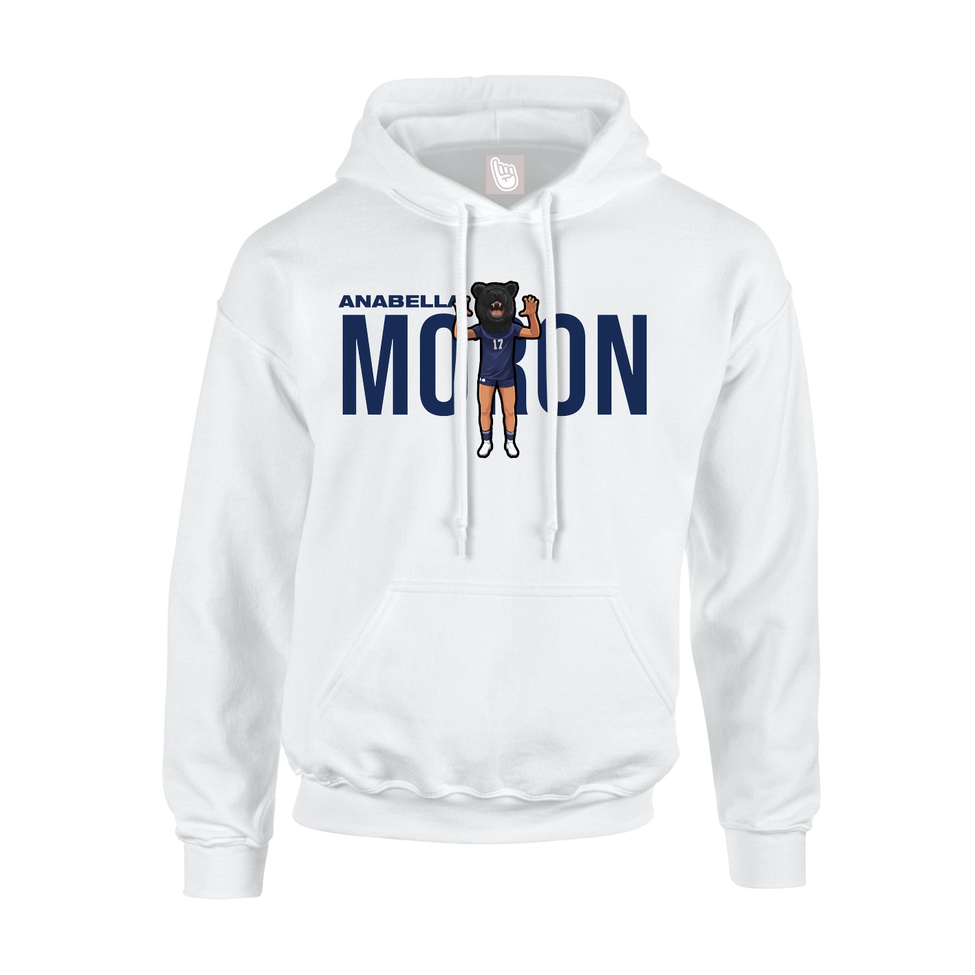 Hoodie — Player Name in White