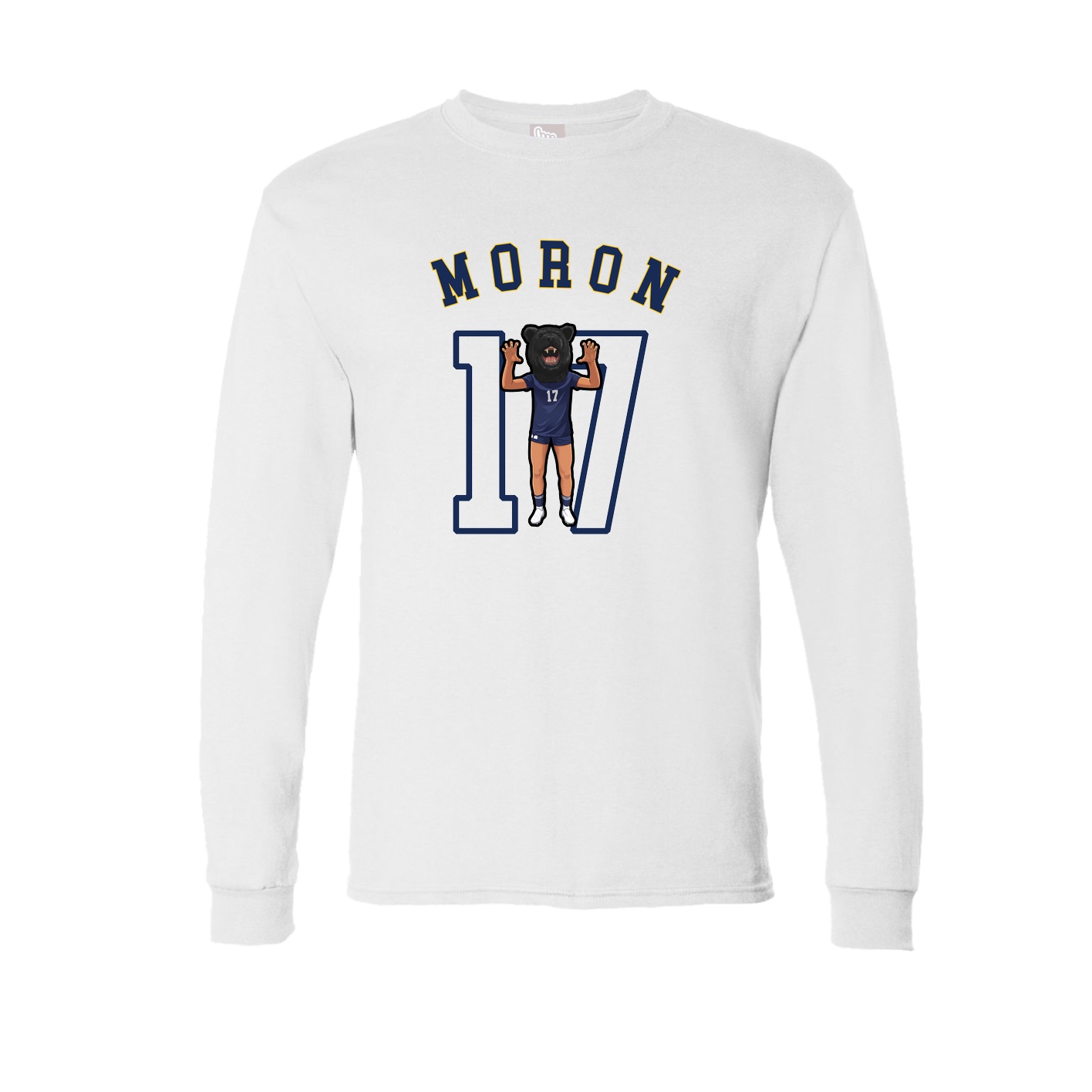 Long Sleeve Tee — Shirsey Arch in White