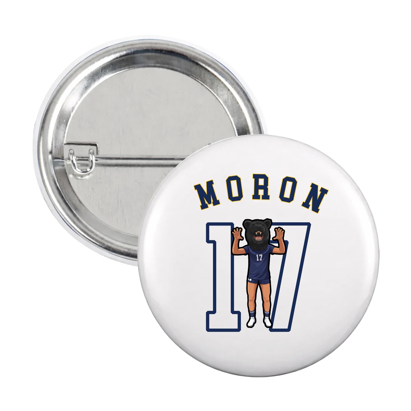 Game Day Button — Shirsey Arch in White