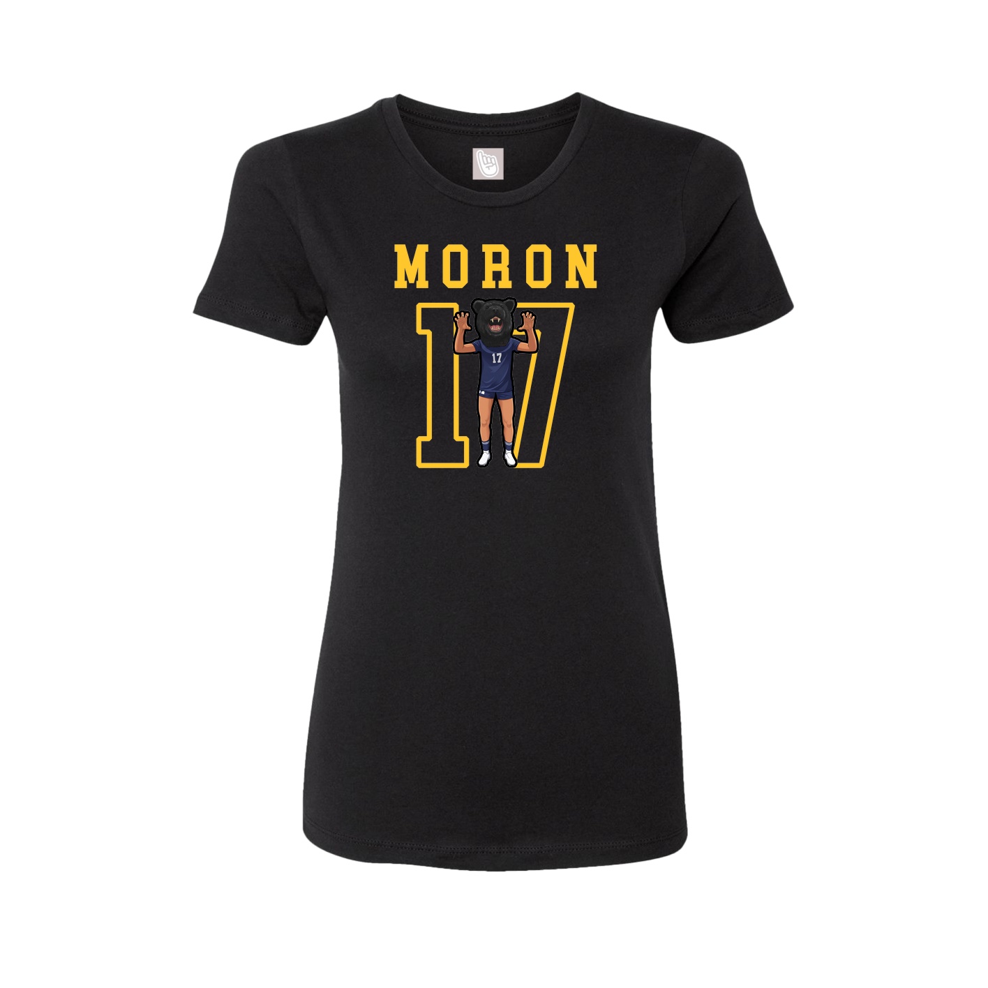 Fitted Women's Tee — Shirsey in Black